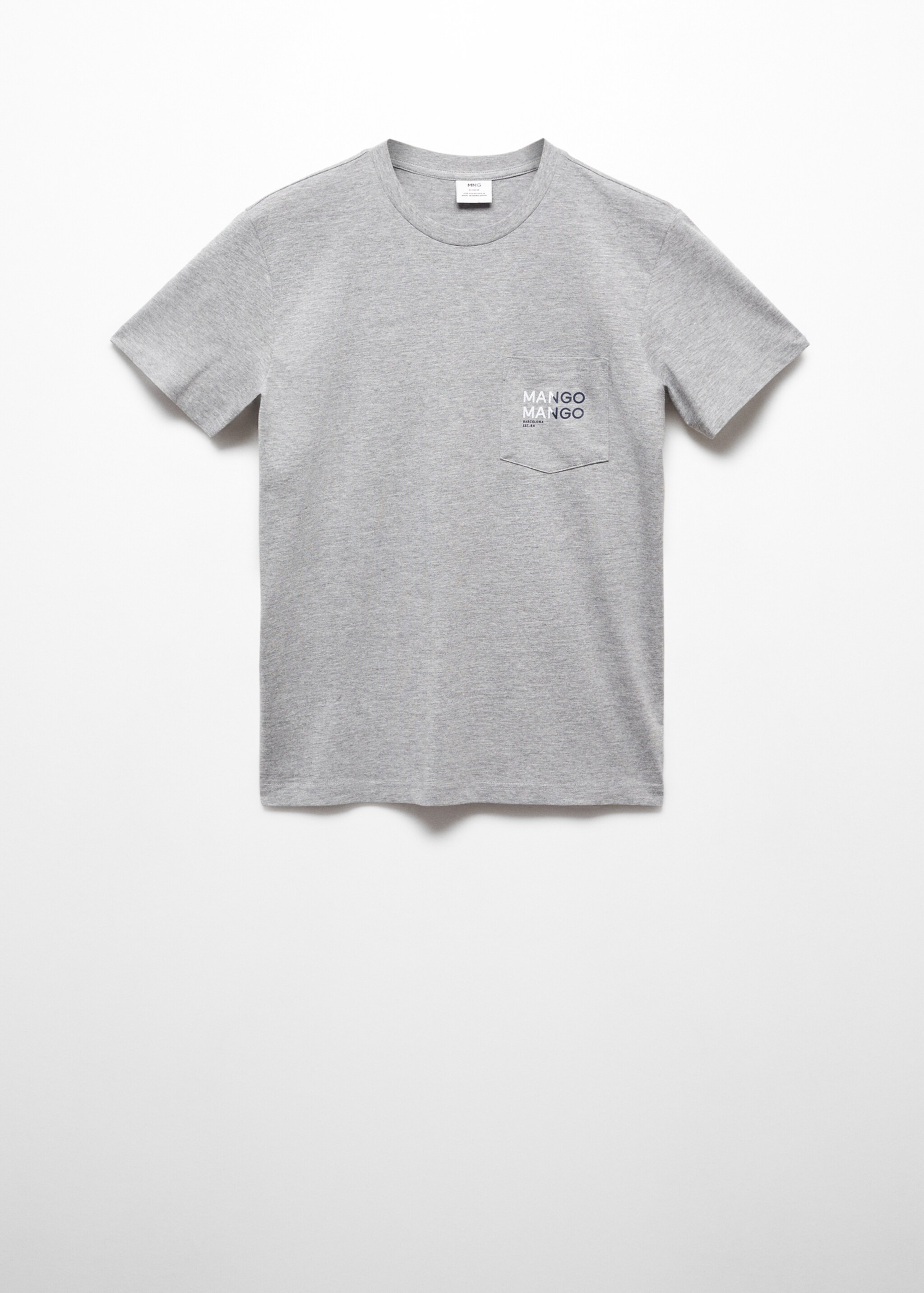 T-shirt coton imprimé logo - Article sans modèle