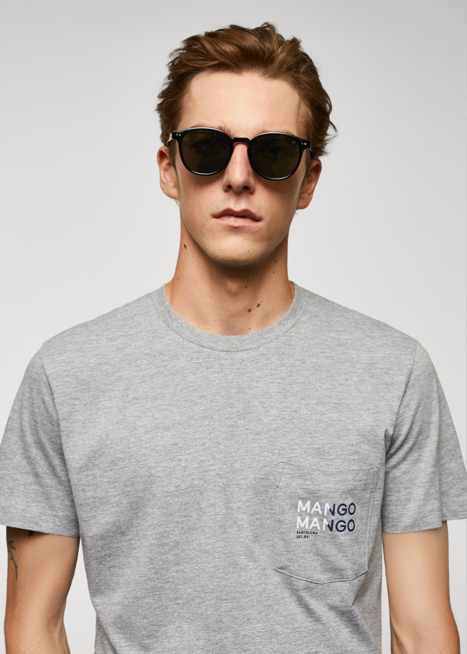 Logo print cotton t-shirt - Details of the article 1
