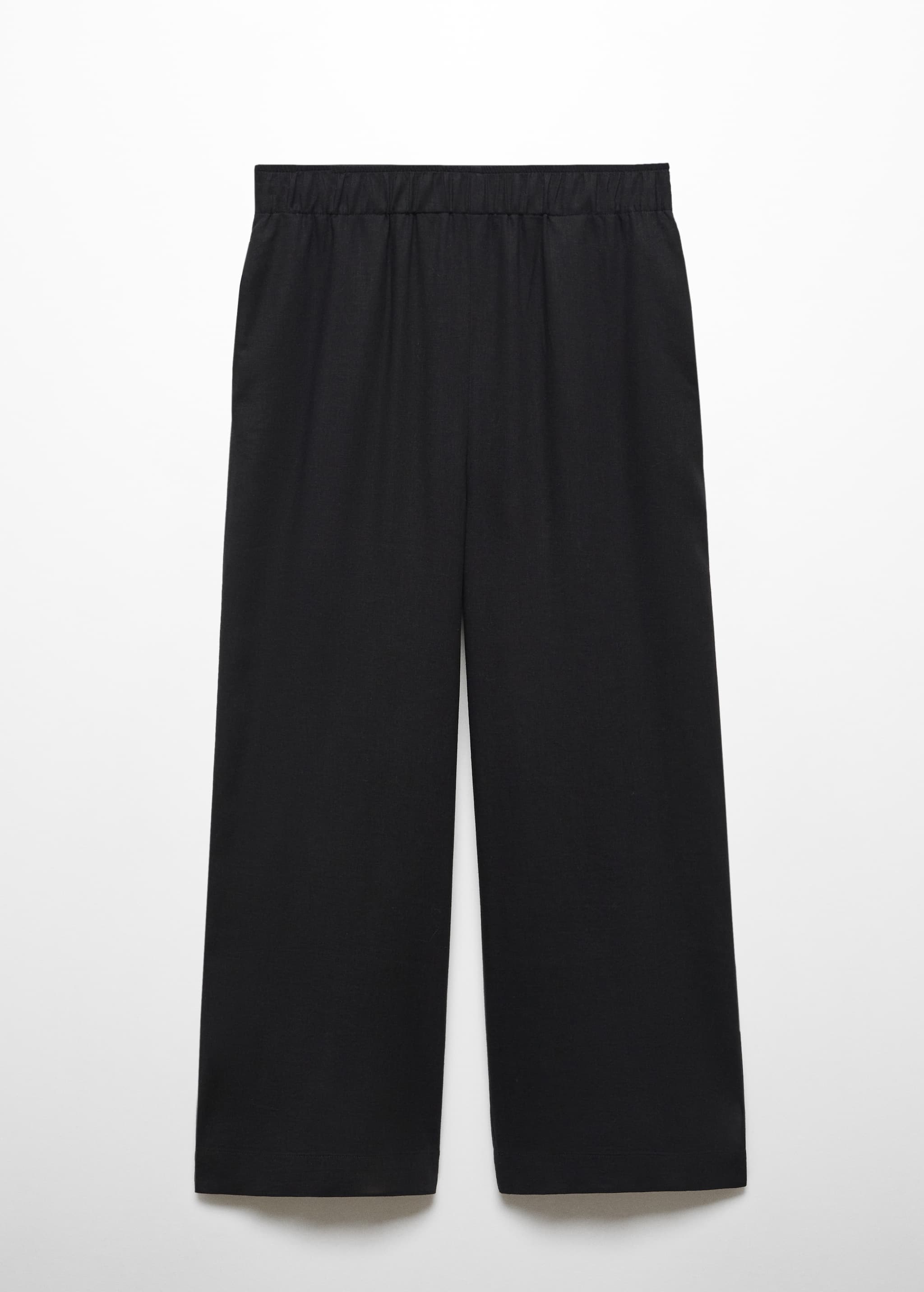 Linen-blend culotte trousers - Article without model