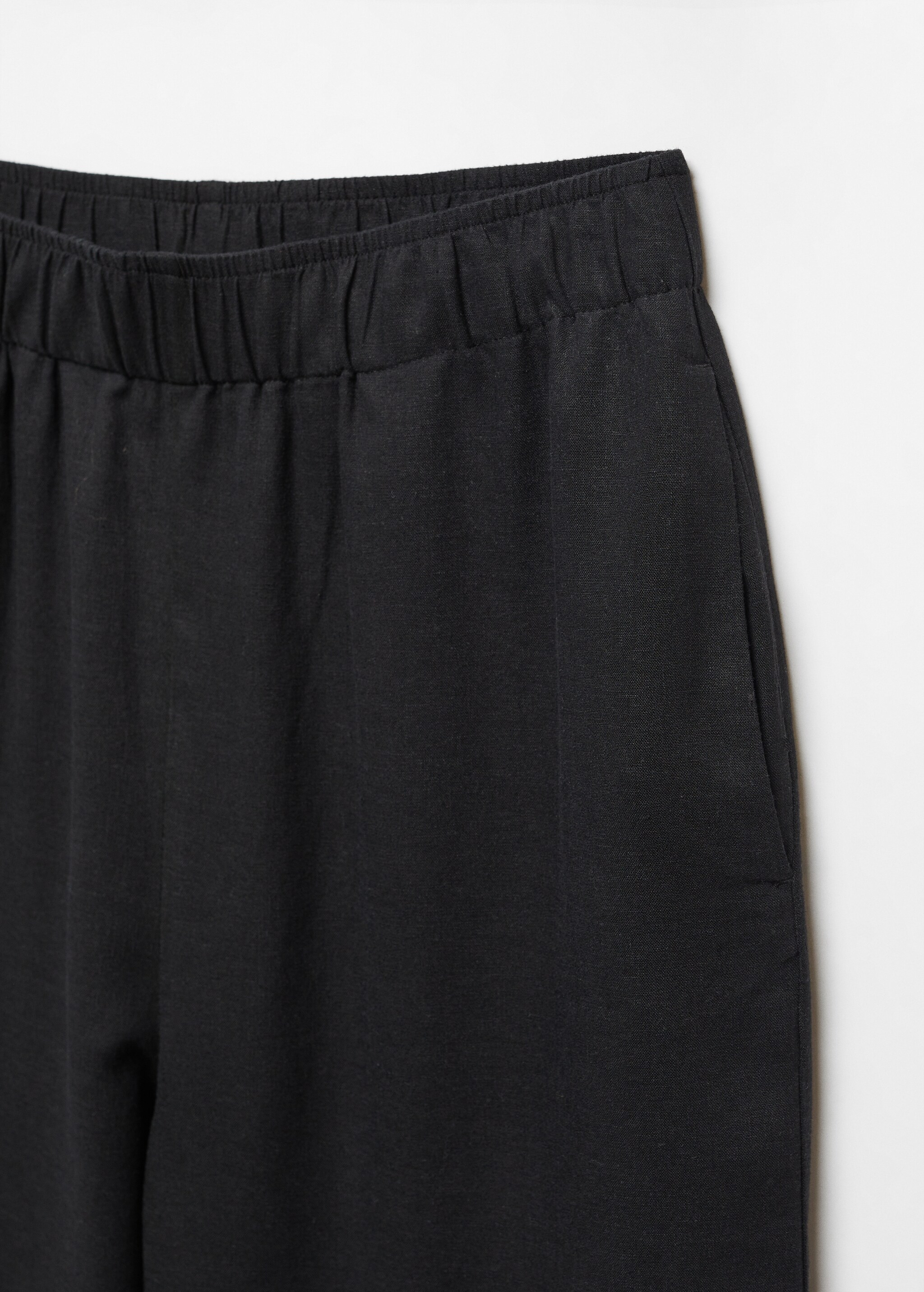 Linen-blend culotte trousers - Details of the article 8