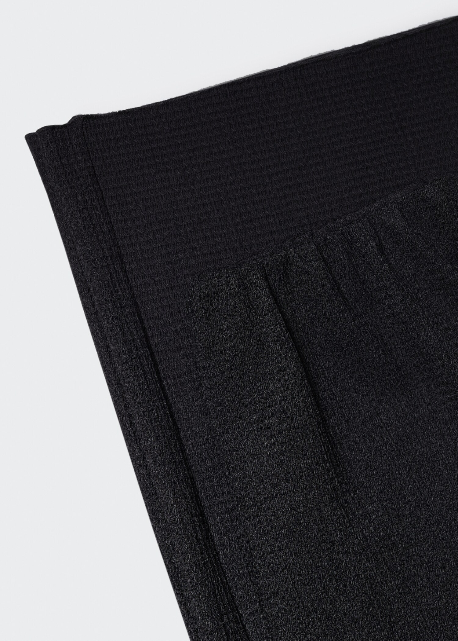 Textured culotte trousers - Details of the article 8
