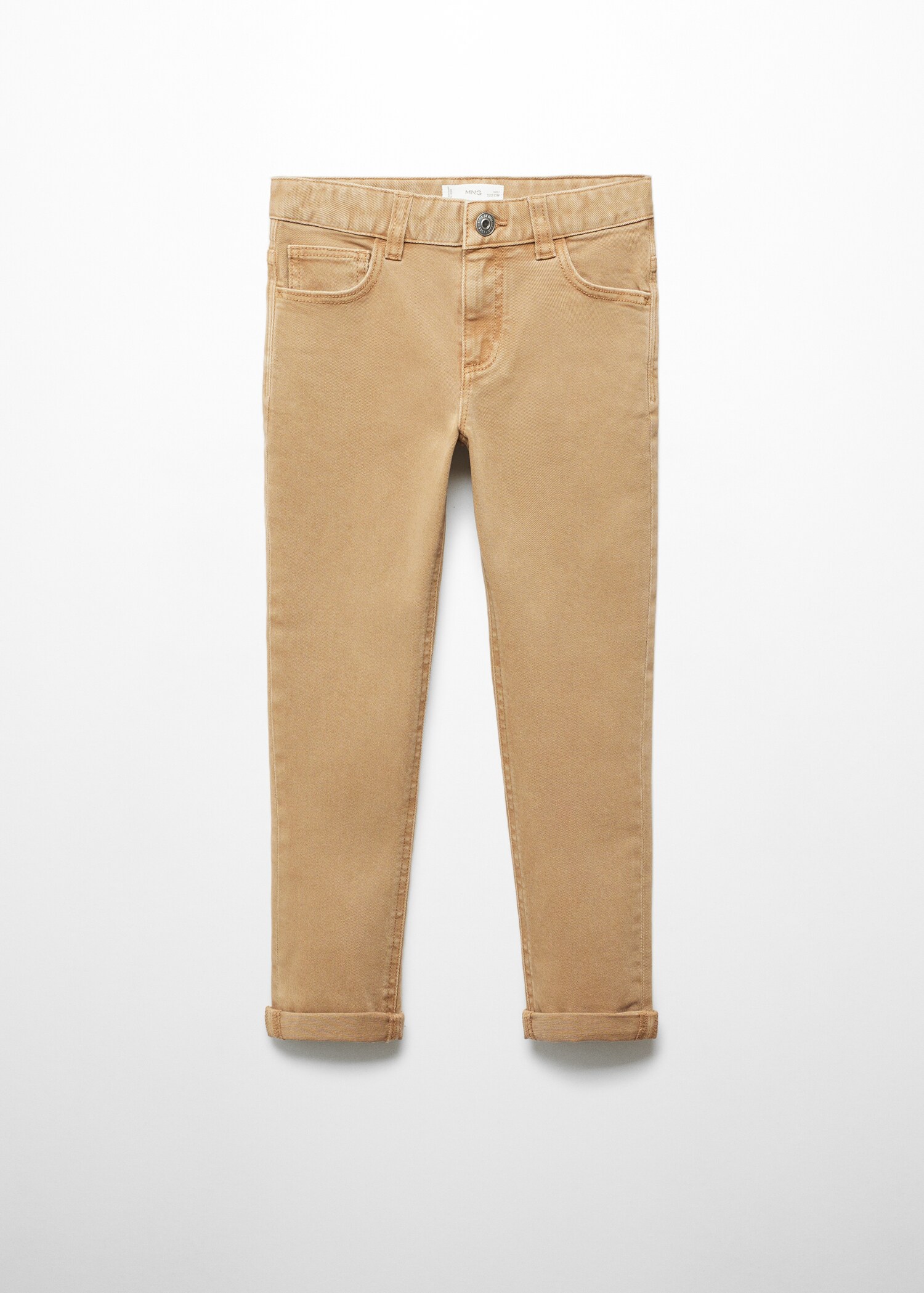 Straight flannel trousers - Article without model