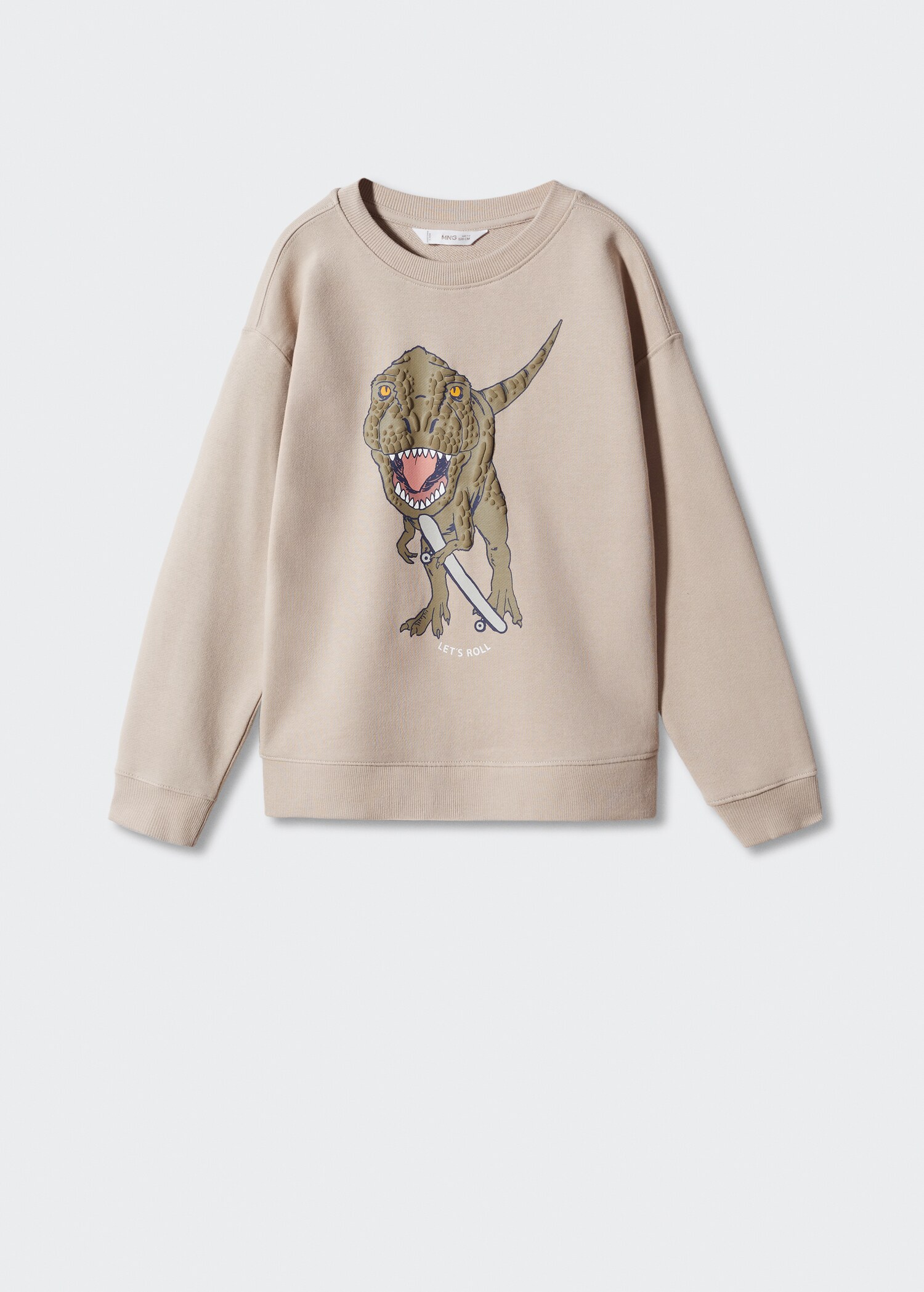 Baumwoll-Sweatshirt mit Cartoon - Artikel ohne Model