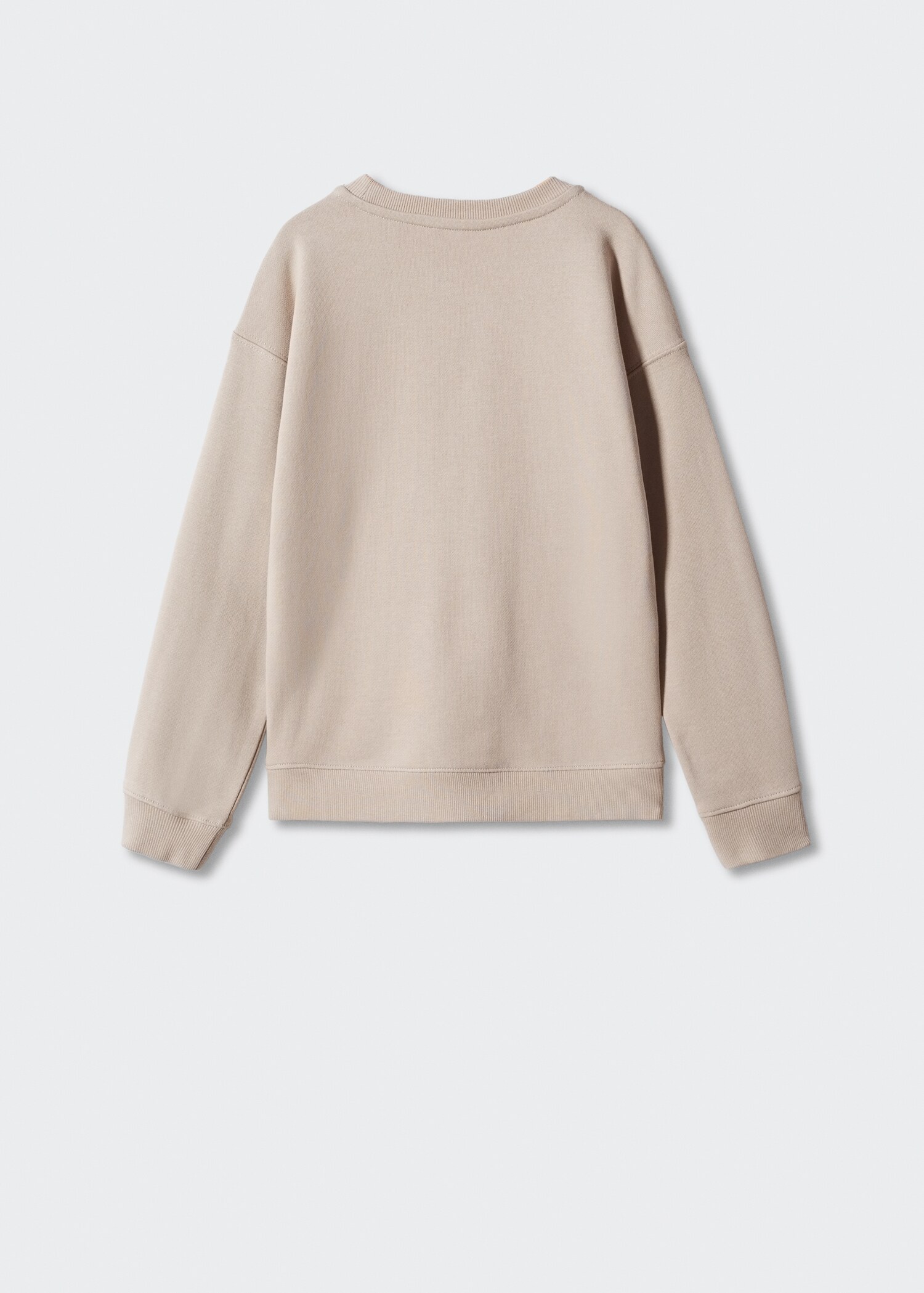 Baumwoll-Sweatshirt mit Cartoon - Rückseite des Artikels