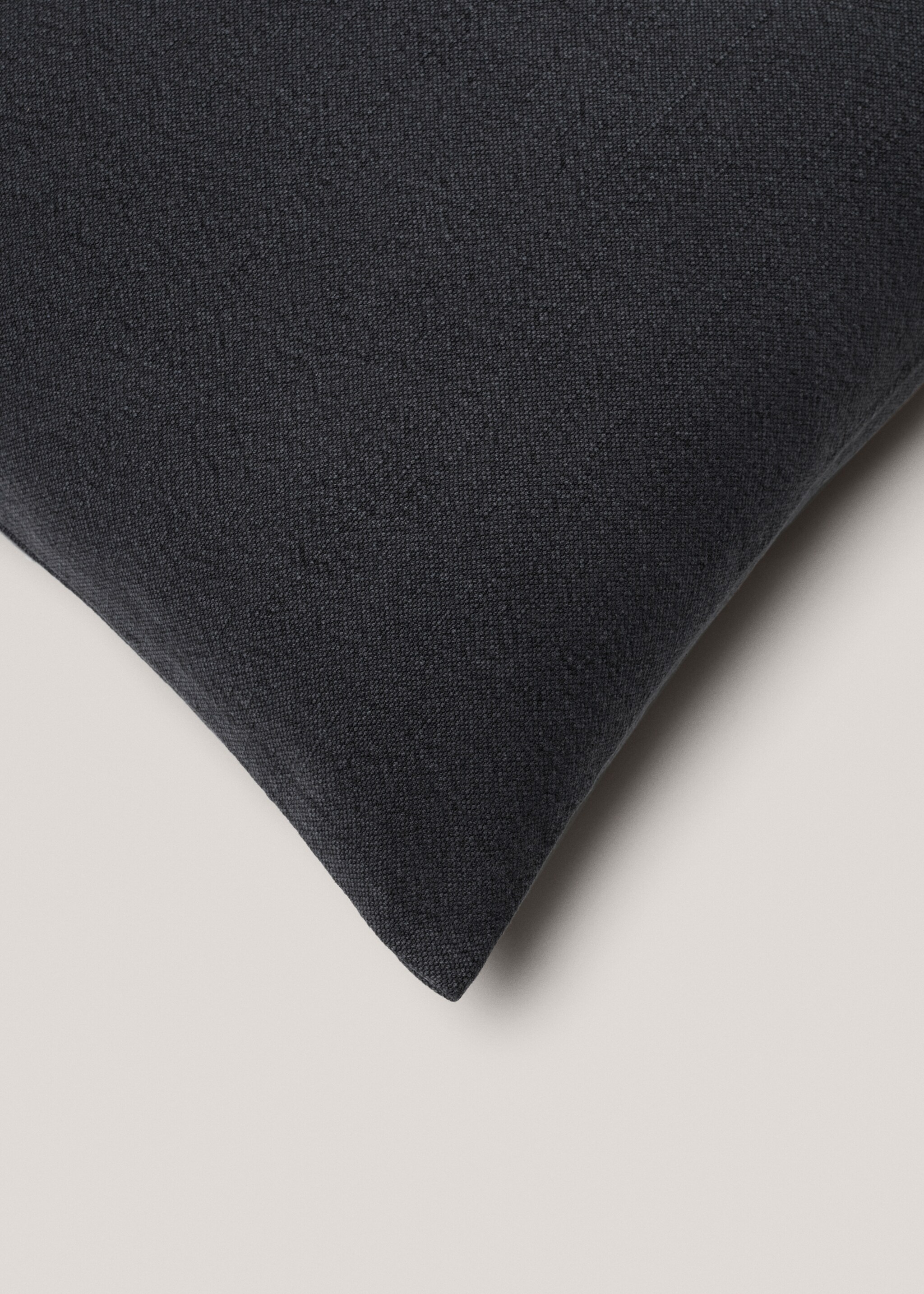 Linen and cotton cushion case 30x50cm - Details of the article 1