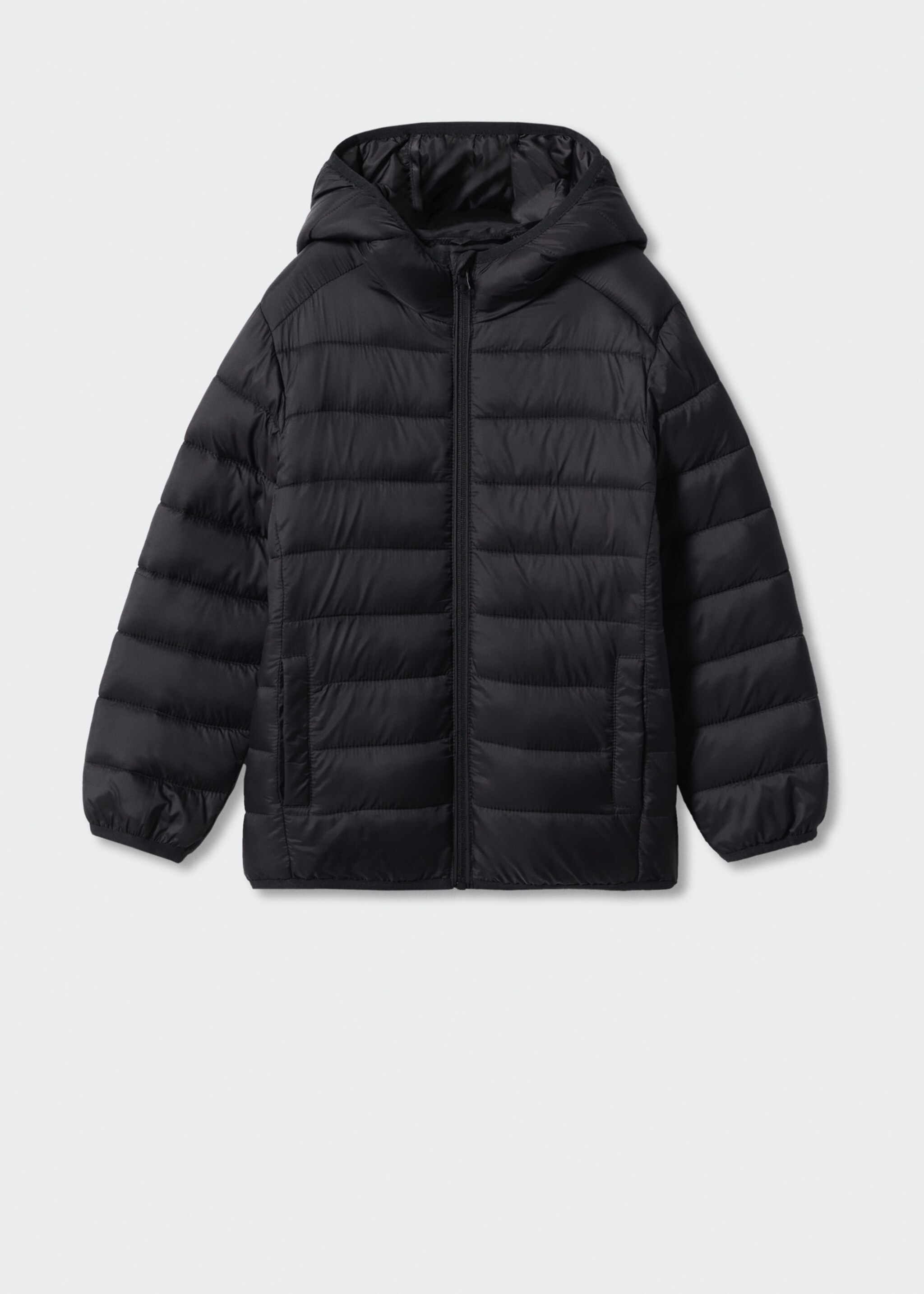 Hood quilted coat - Article without model
