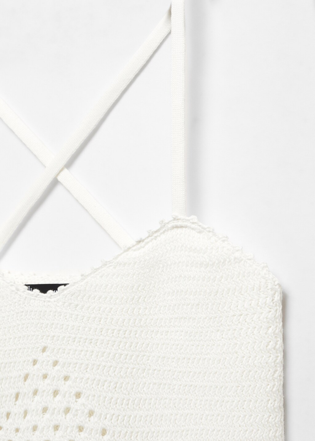 Openwork details knit top - Women | MANGO OUTLET USA