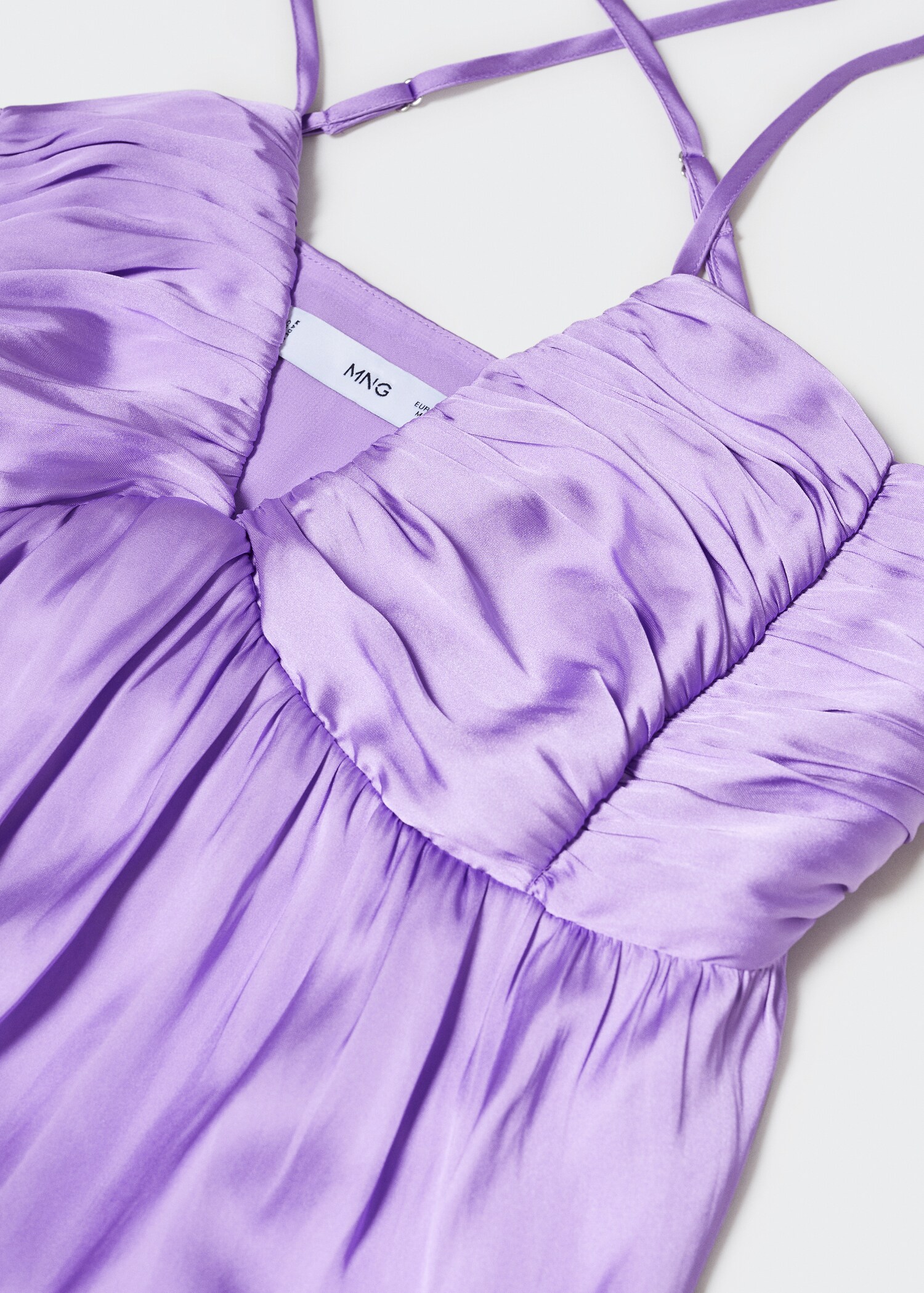 Ruched satin dress - Details of the article 8