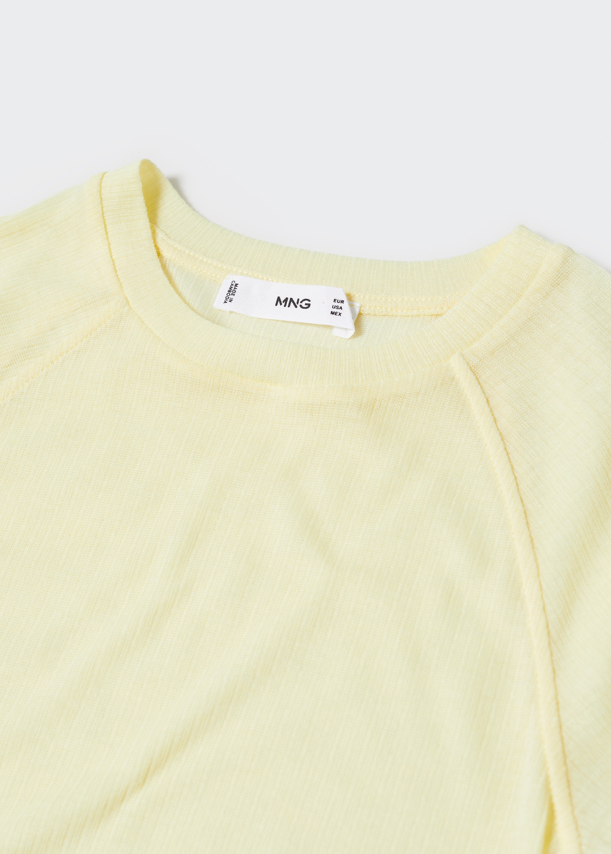 Camiseta detalle costura - Main Image