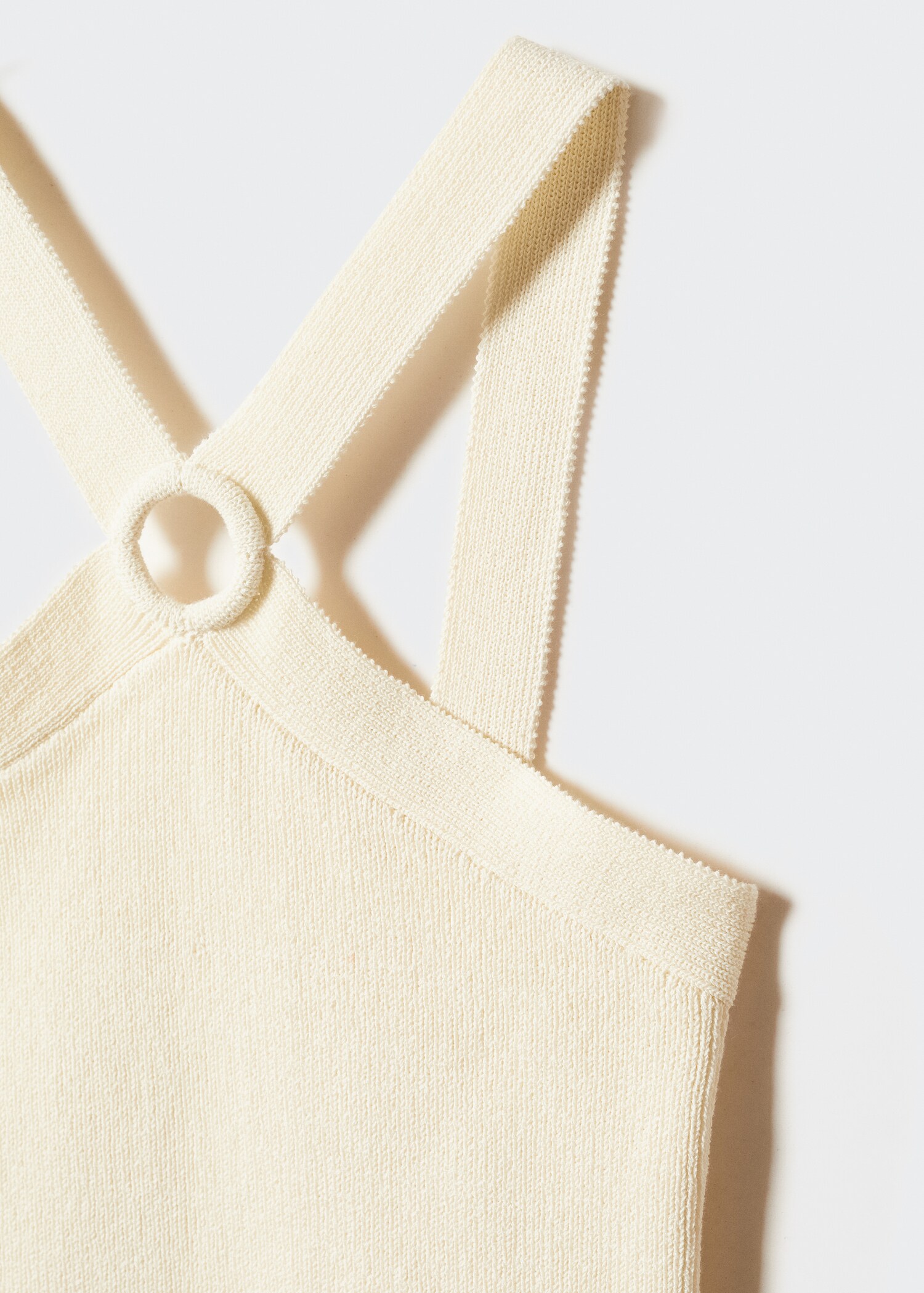 Knitted top with hoop detail - Details of the article 8