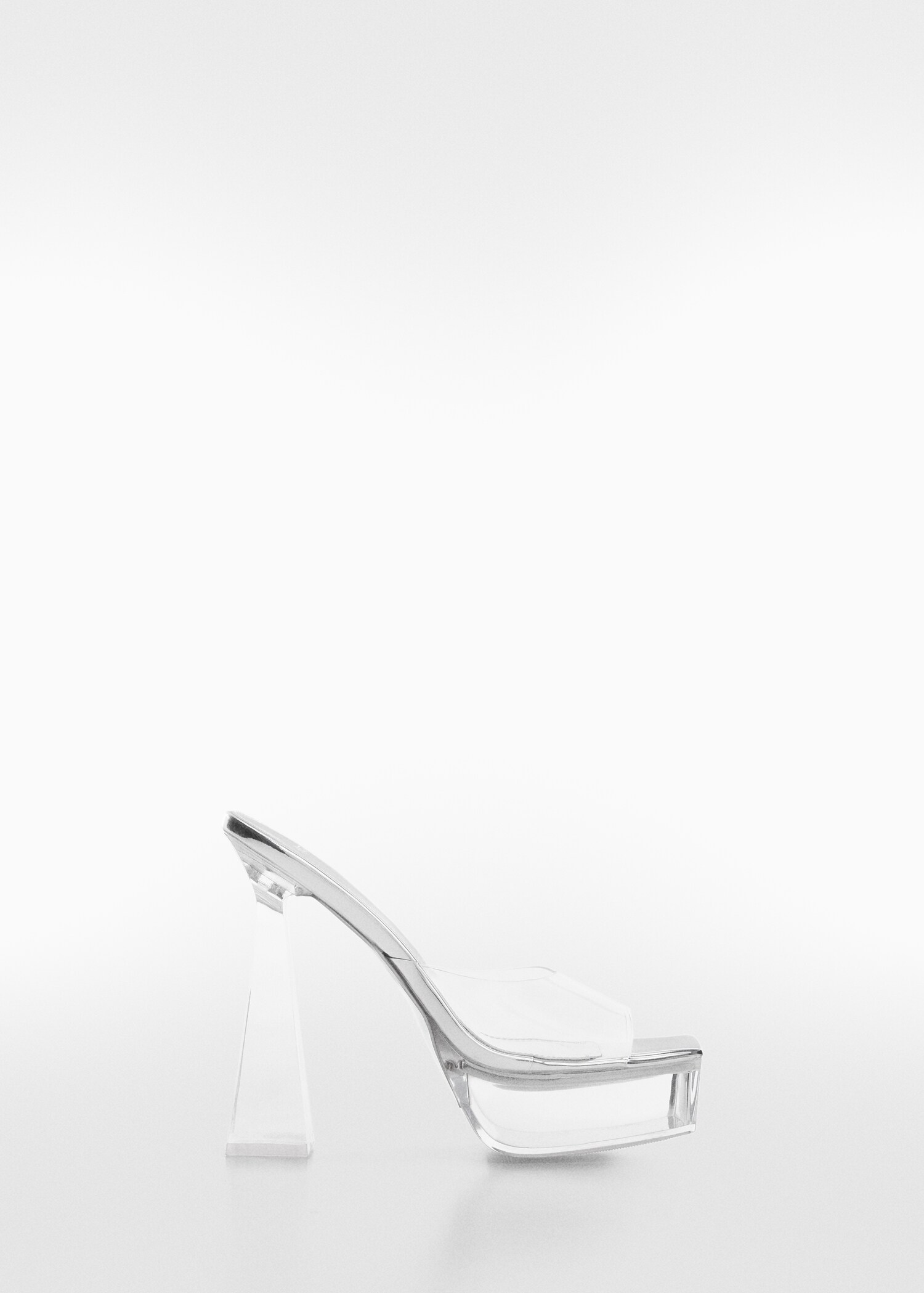 Transparent platform sandals - Article without model