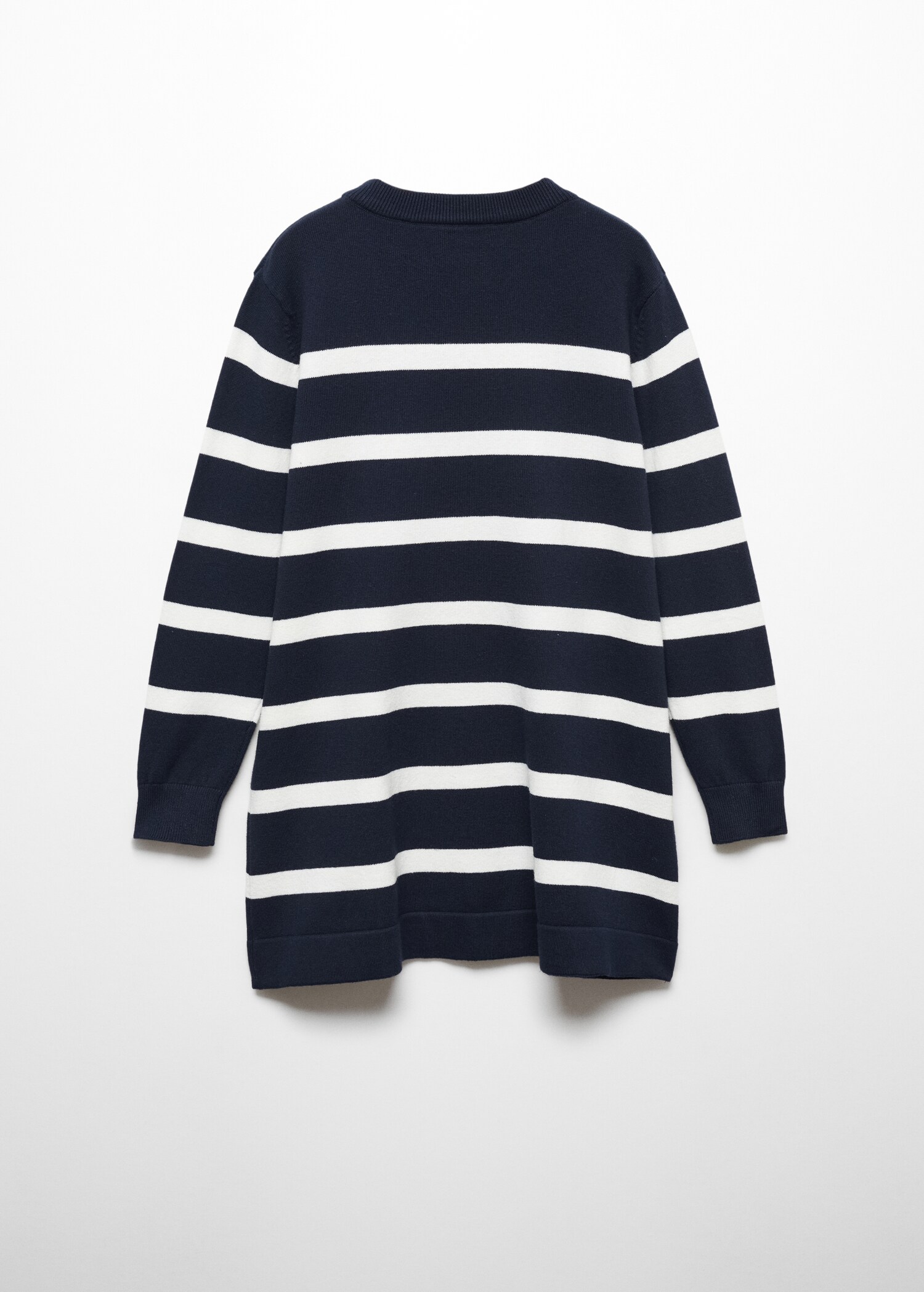 Striped sweater dress - Reverse of the article