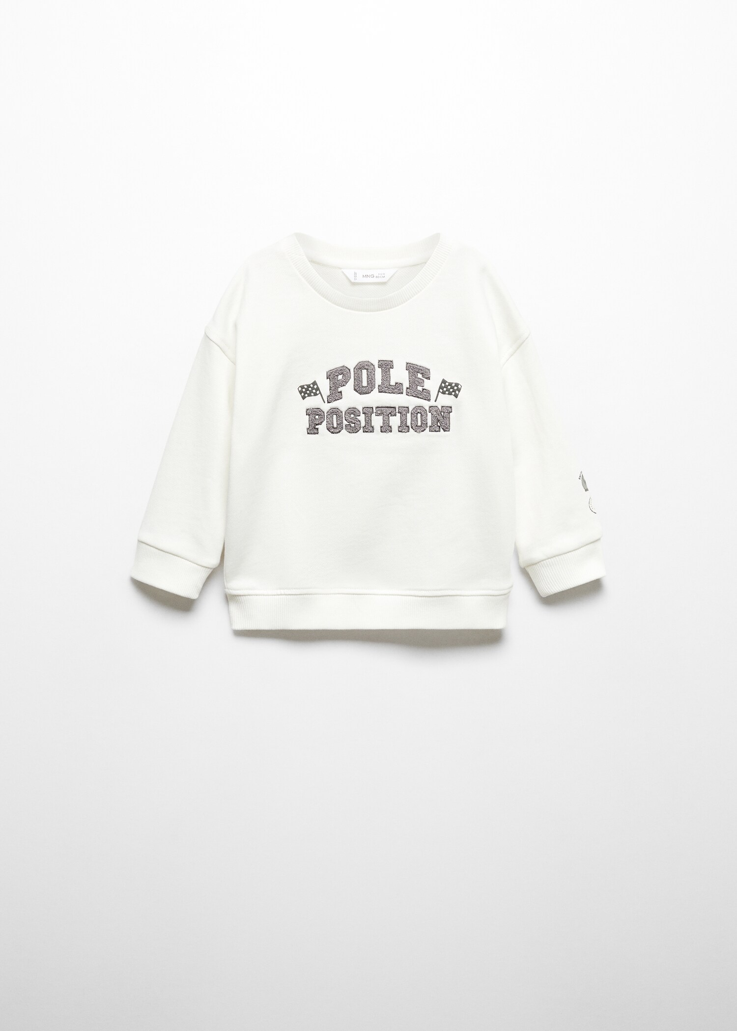 Message cotton sweatshirt - Article without model