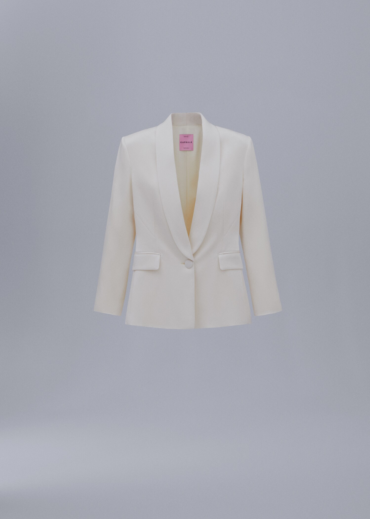 Satin-finish suit jacket - Article without model