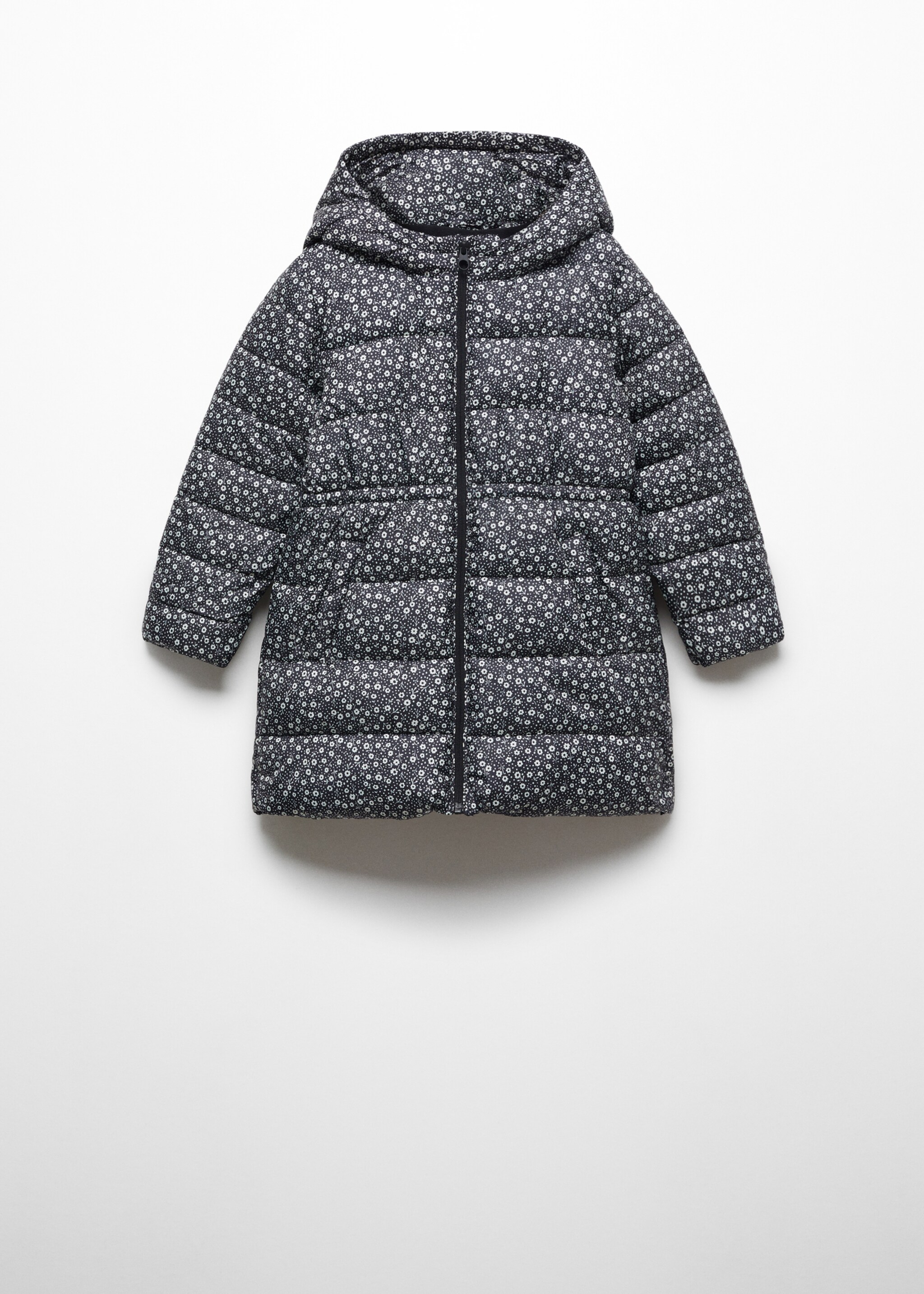 Quilted long coat - Article without model