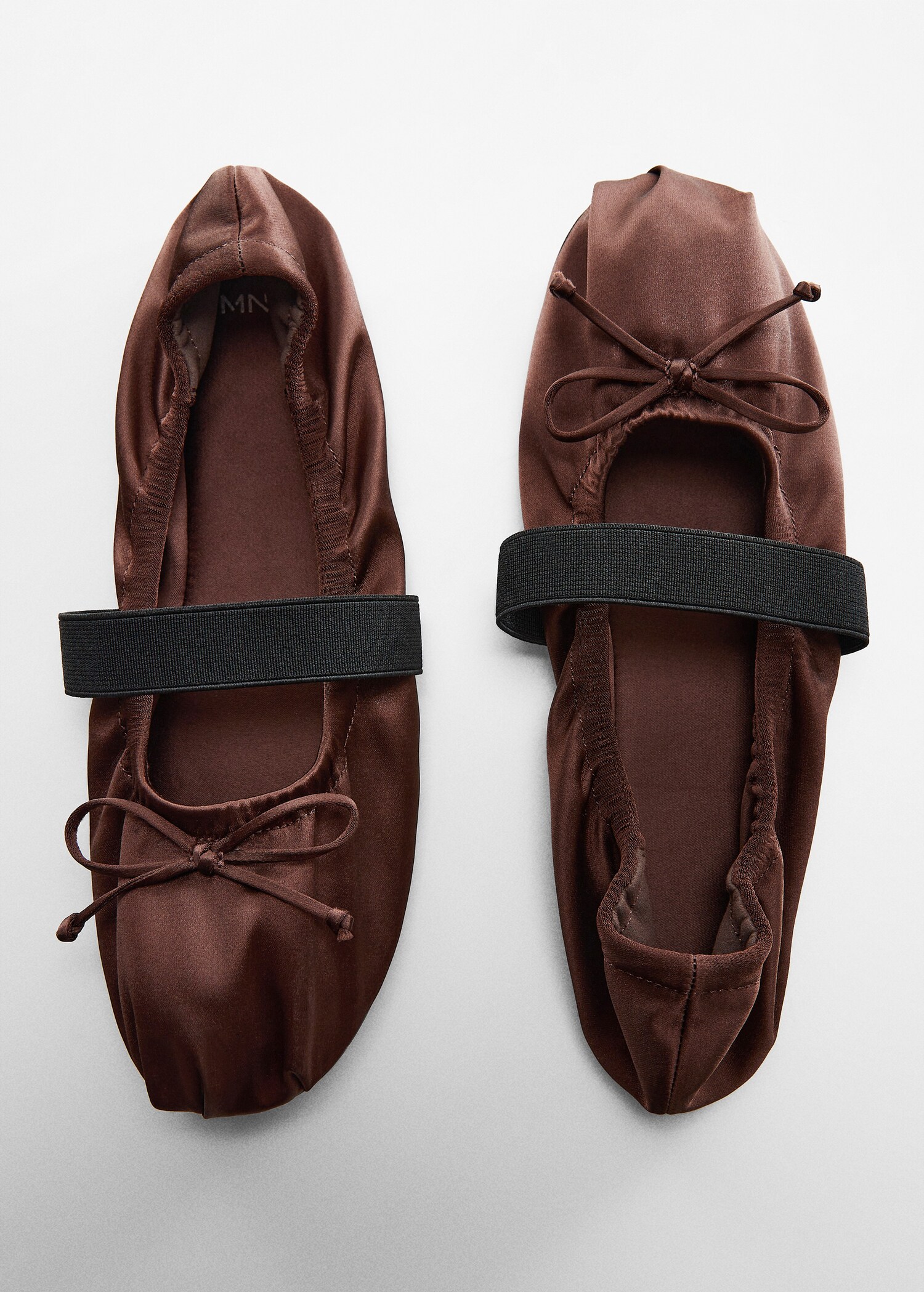Elastic satin ballet flats - Details of the article 5