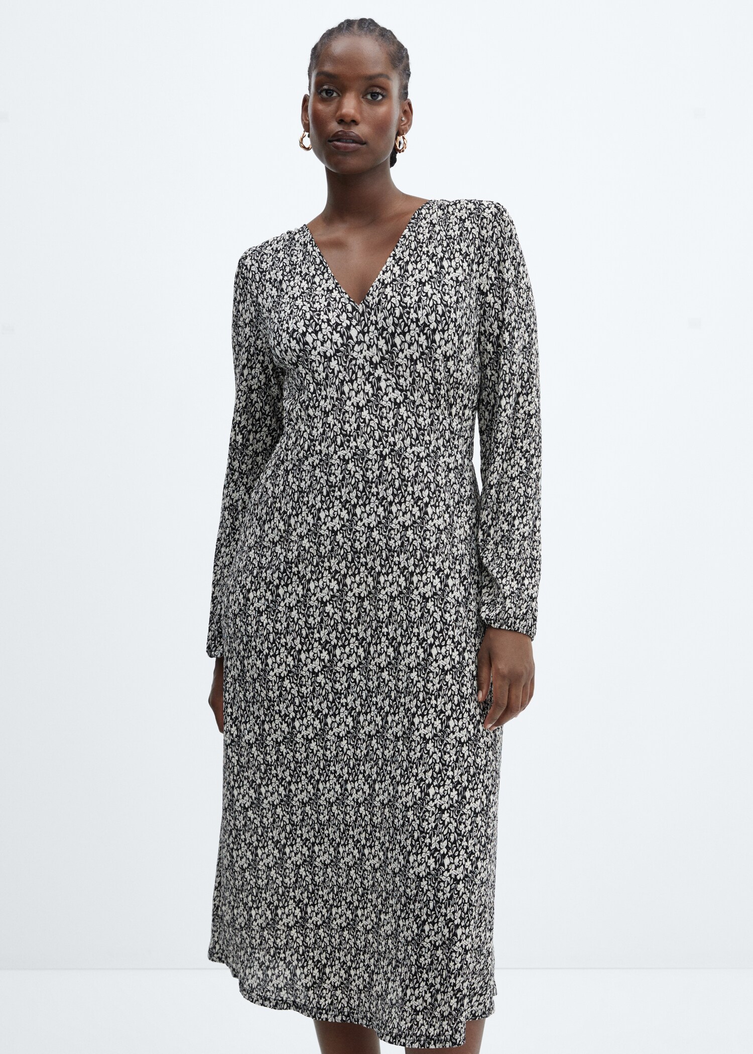 Robe texturée imprimée - Détail de l'article 5