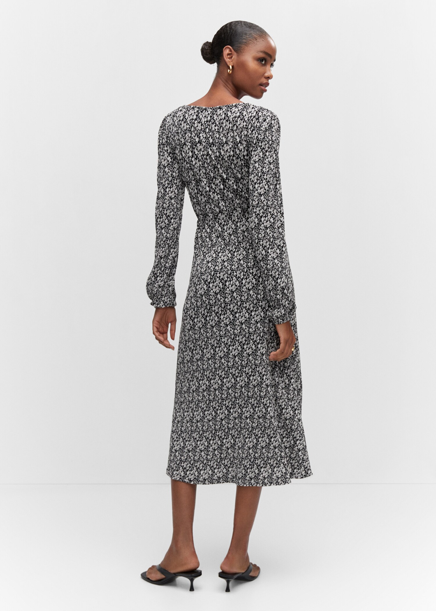 Robe texturée imprimée - Verso de l’article