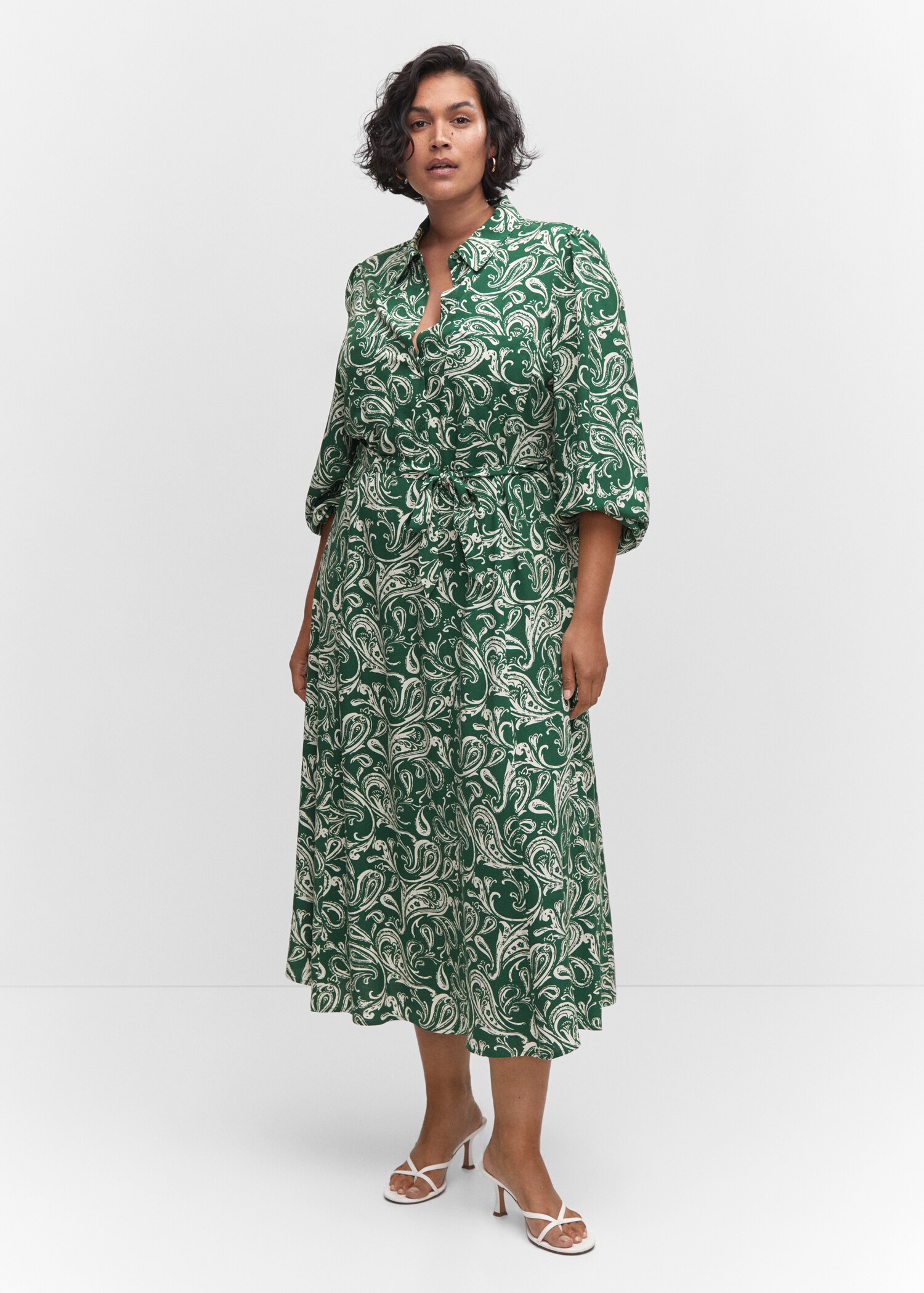 Bedrucktes Hemdkleid - Detail des Artikels 3