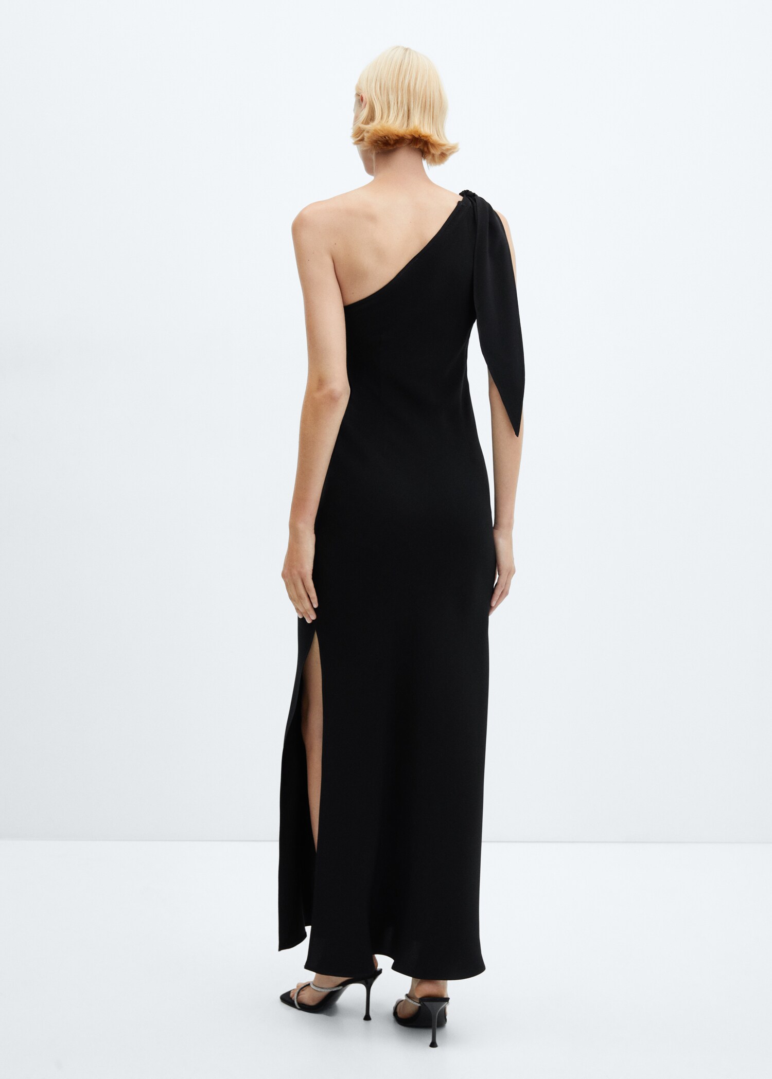Robe asymétrique nœud - Verso de l’article