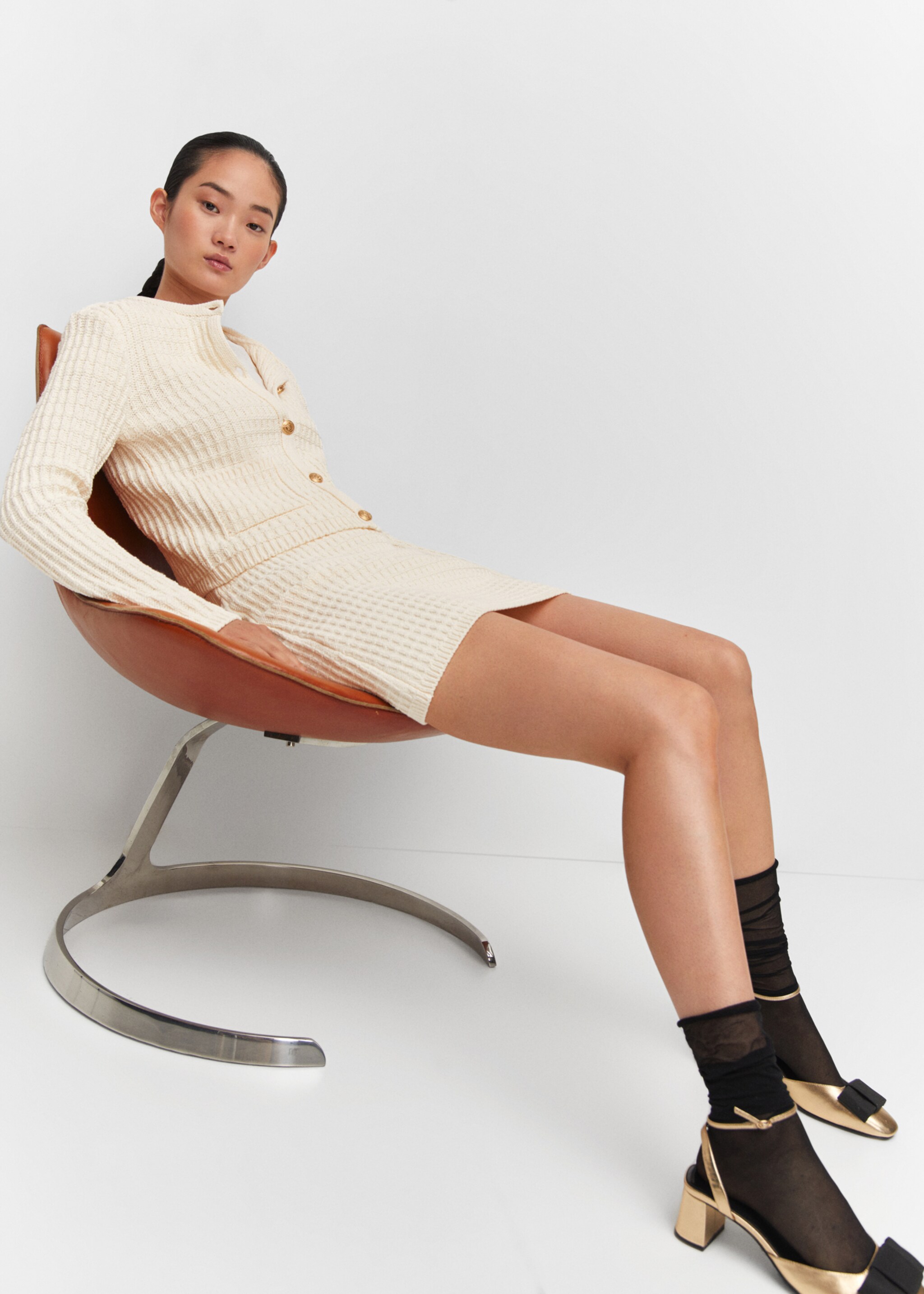 Knitted miniskirt - Details of the article 2
