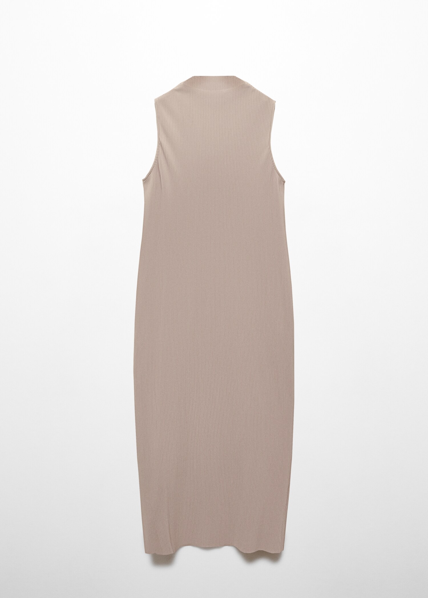 Tailored ribbed dress - Article without model