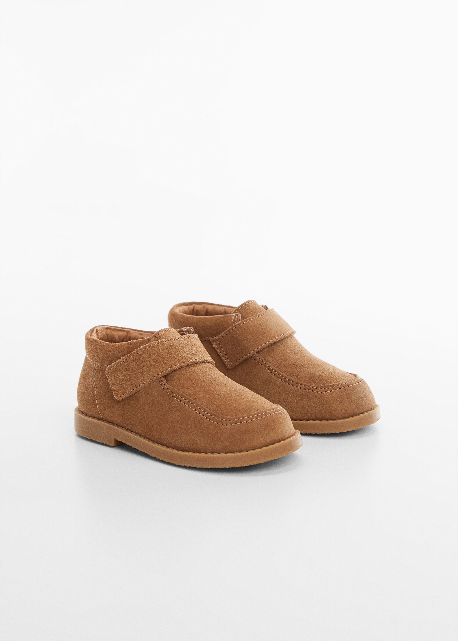 Chaussures cuir Velcro - Plan moyen