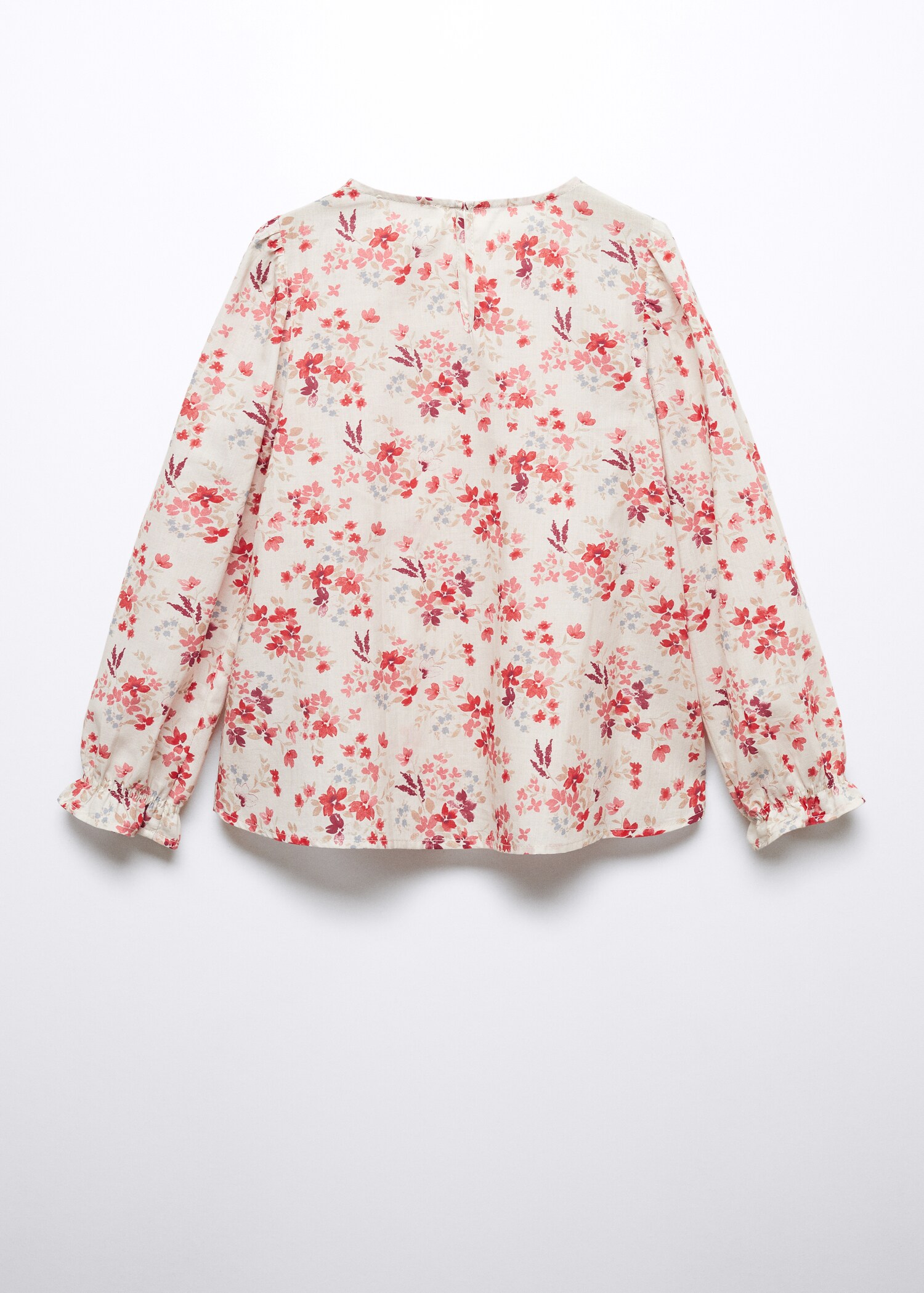 Blusa estampado flores - Reverso del artículo