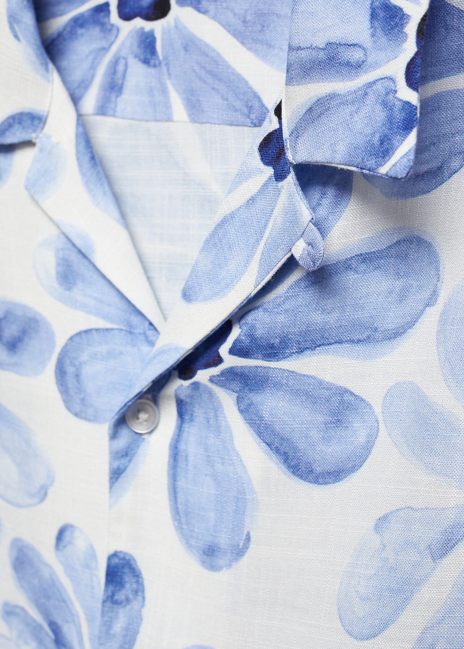 Blouse met bowlingboord en bloemenprint - Detail van het artikel 8