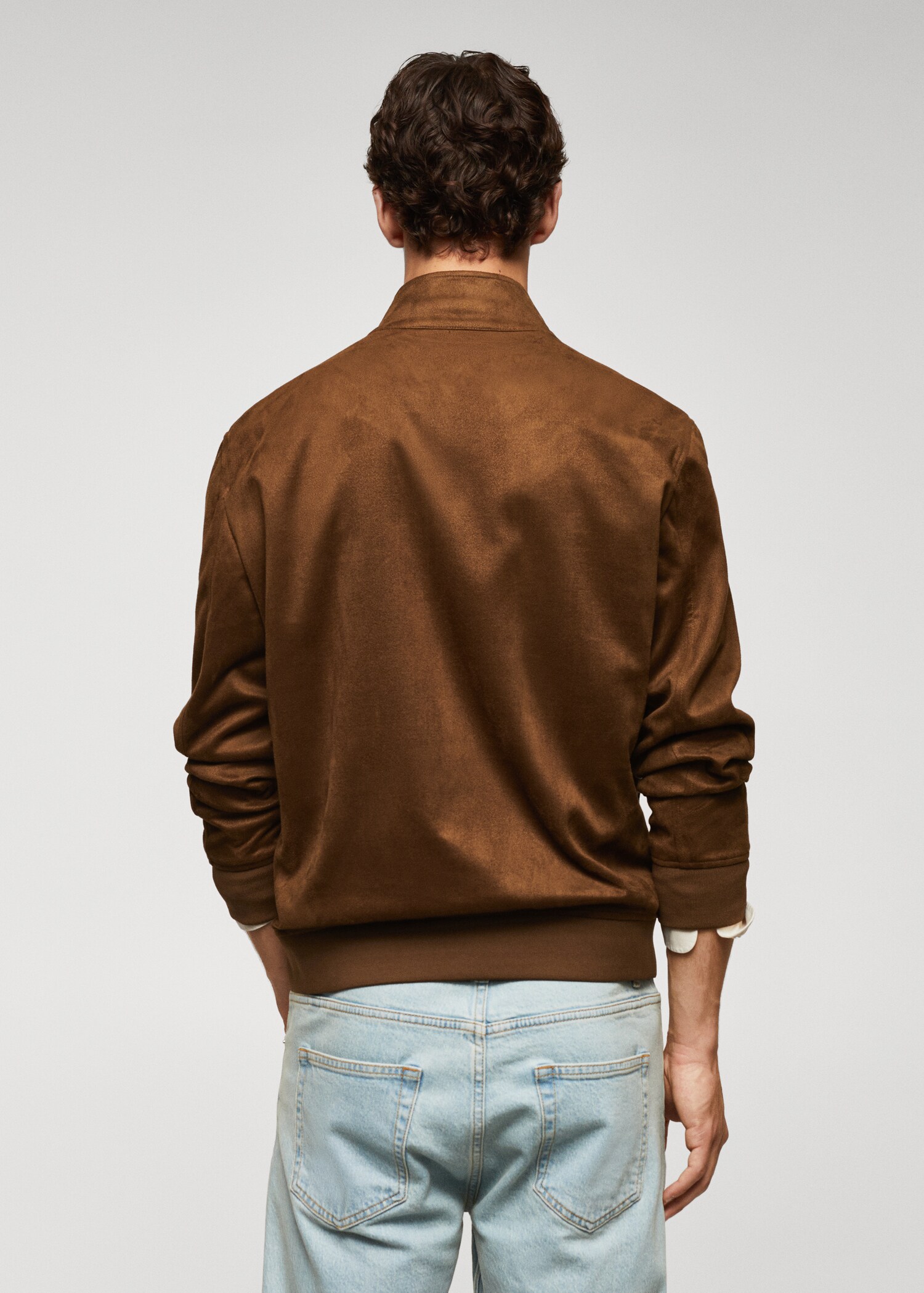 Cazadora bomber efecto ante - Reverso del artículo