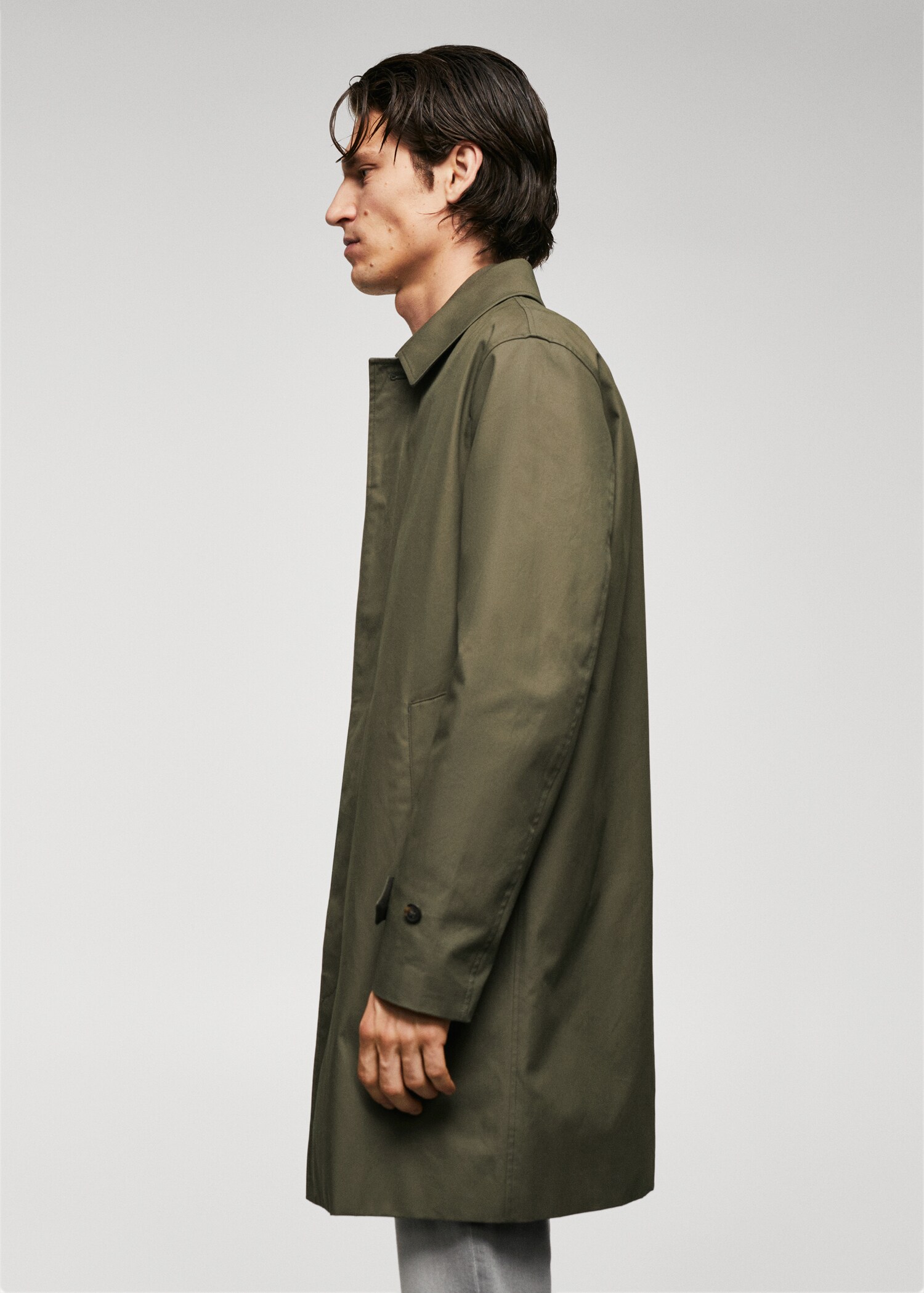 Trenchcoat i bomull water repellent - Detaljer om artikeln 2