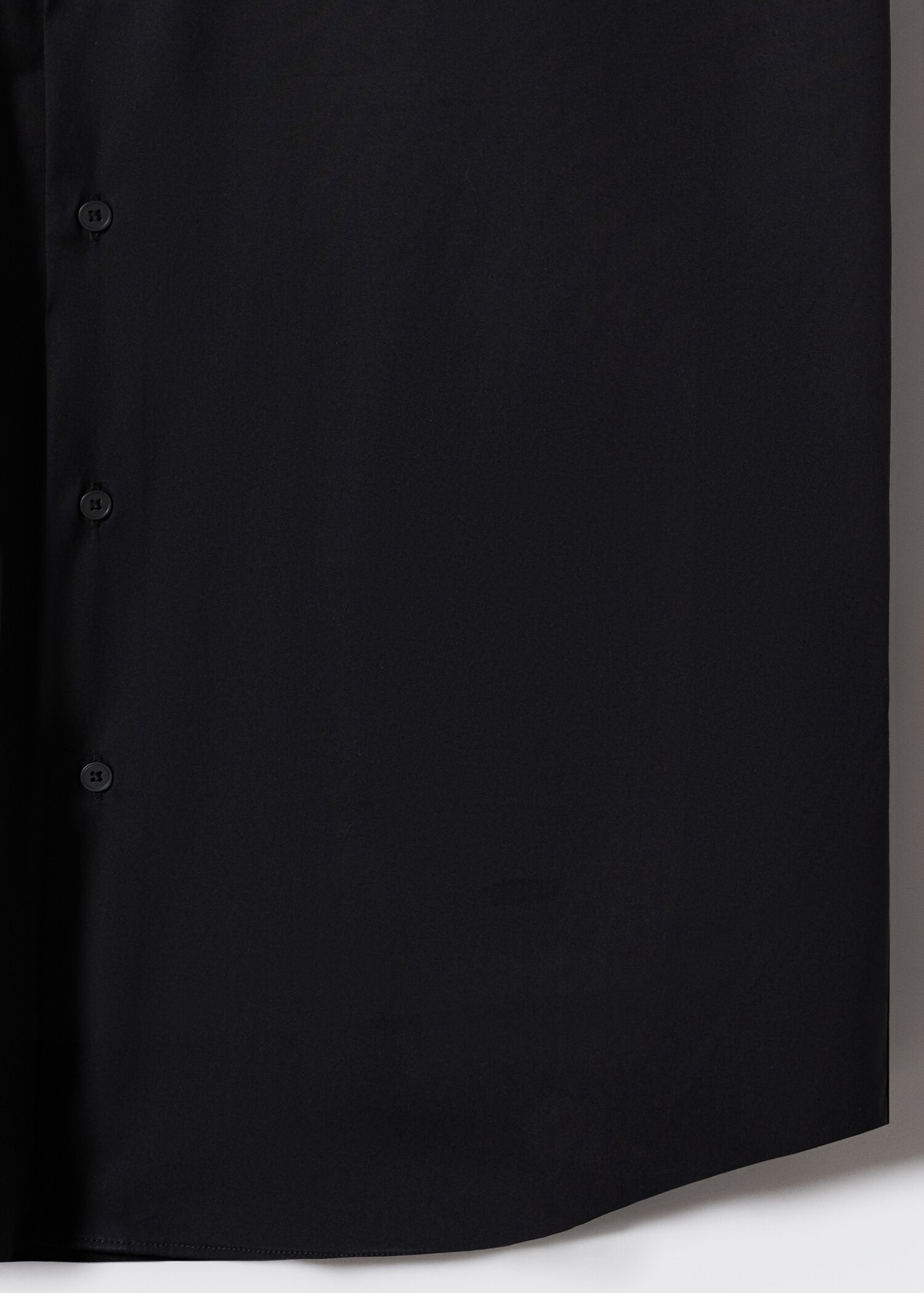 Pocketed cotton overshirt - Detailed view of the waist