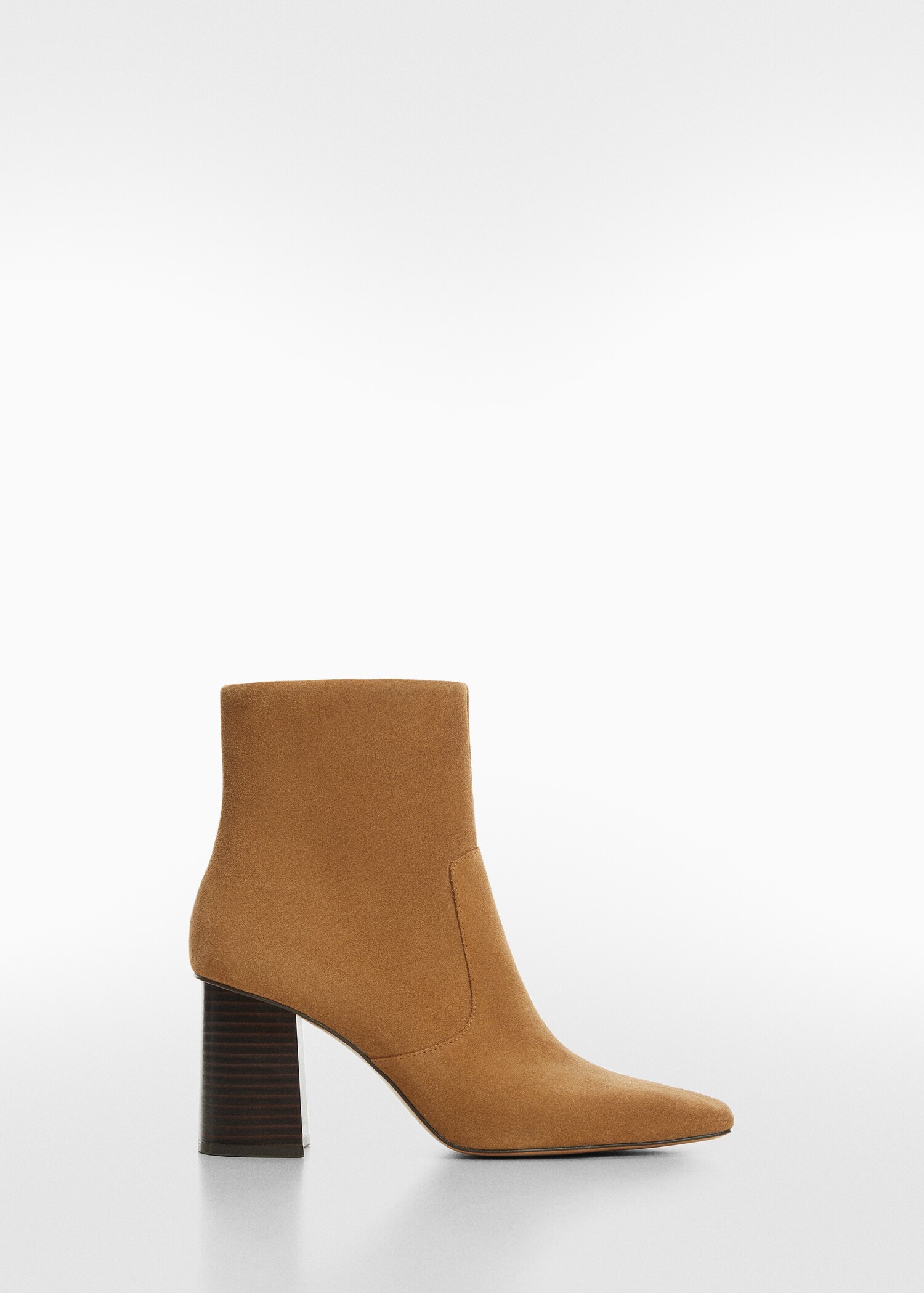 Heel suede ankle boot - Article without model