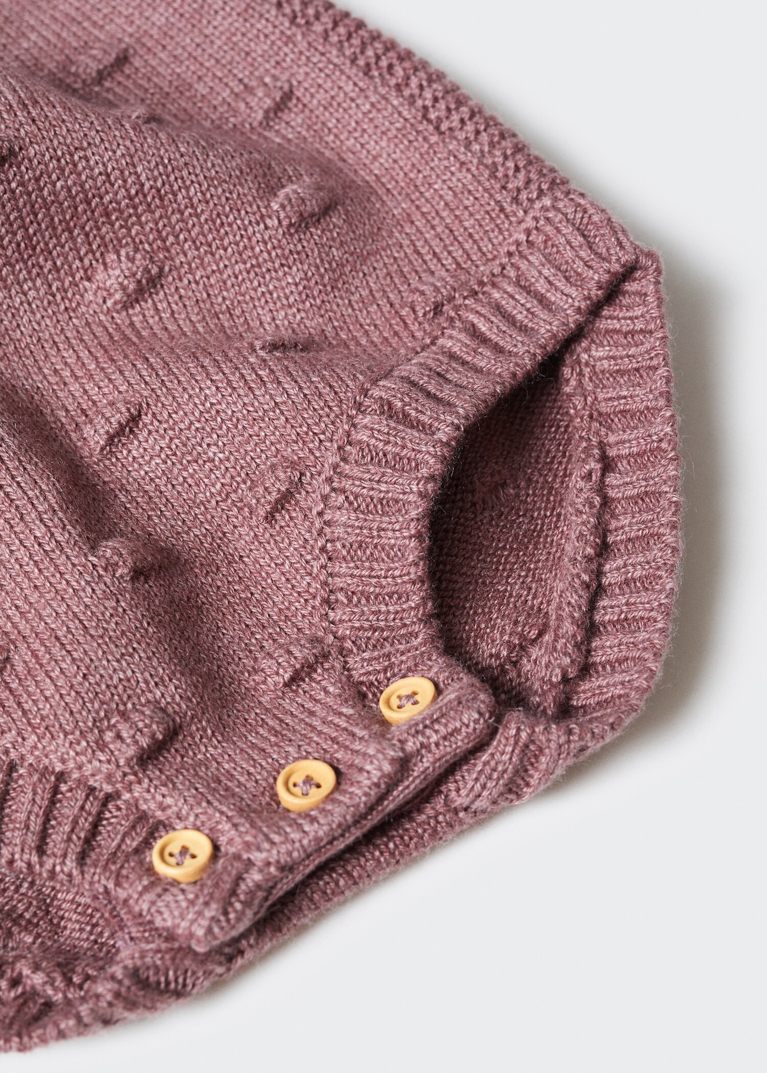 Cotton-knit romper - Details of the article 0