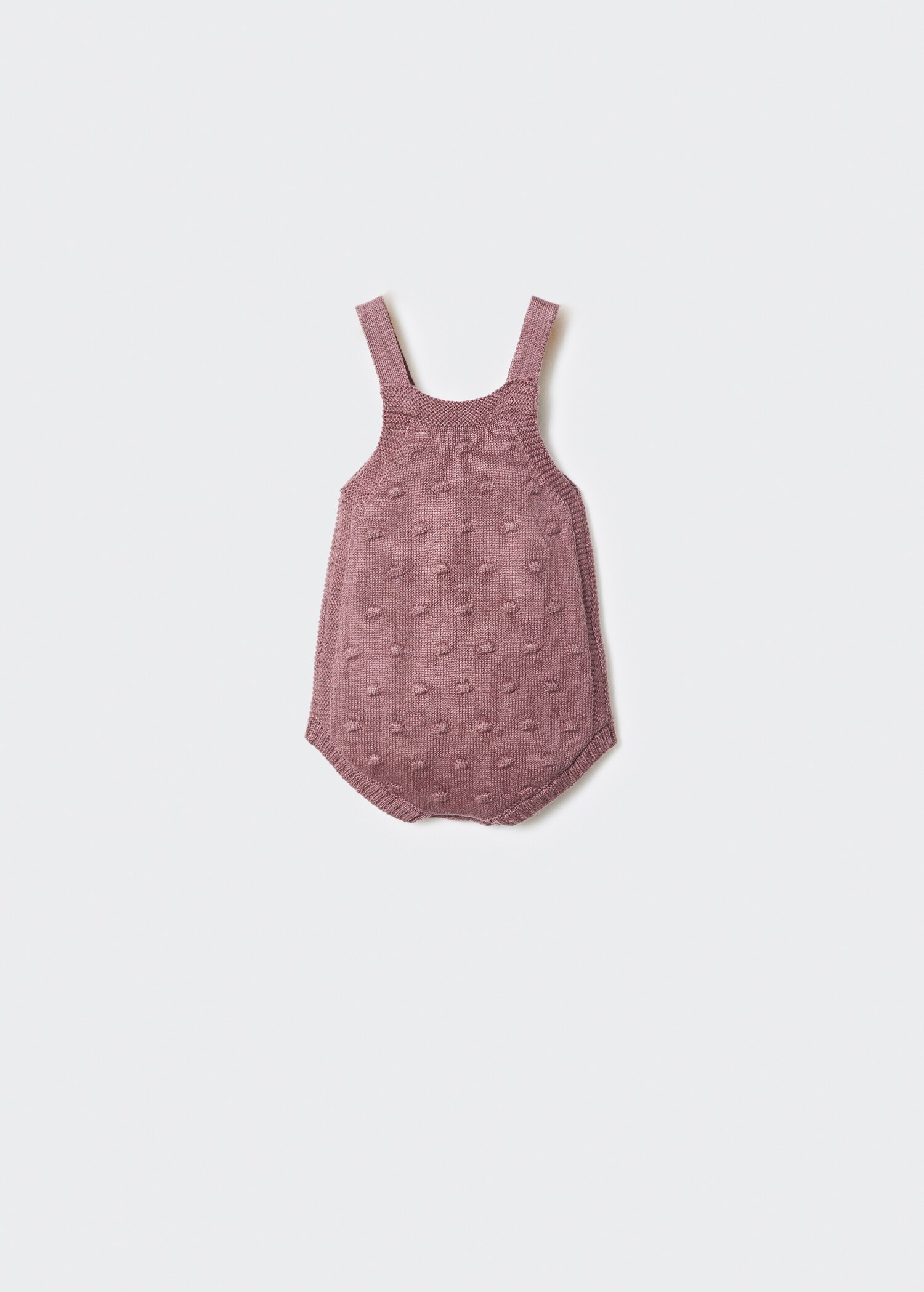 Cotton-knit romper - Reverse of the article