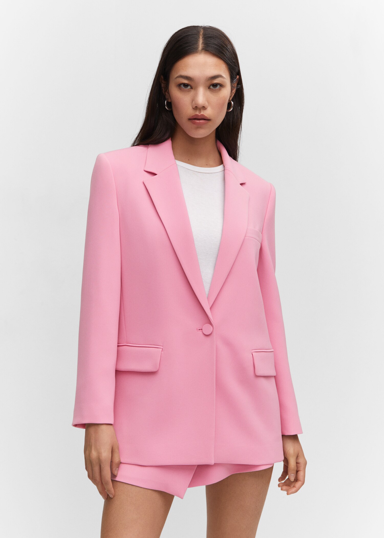 Flap pockets blazer - Medium plane