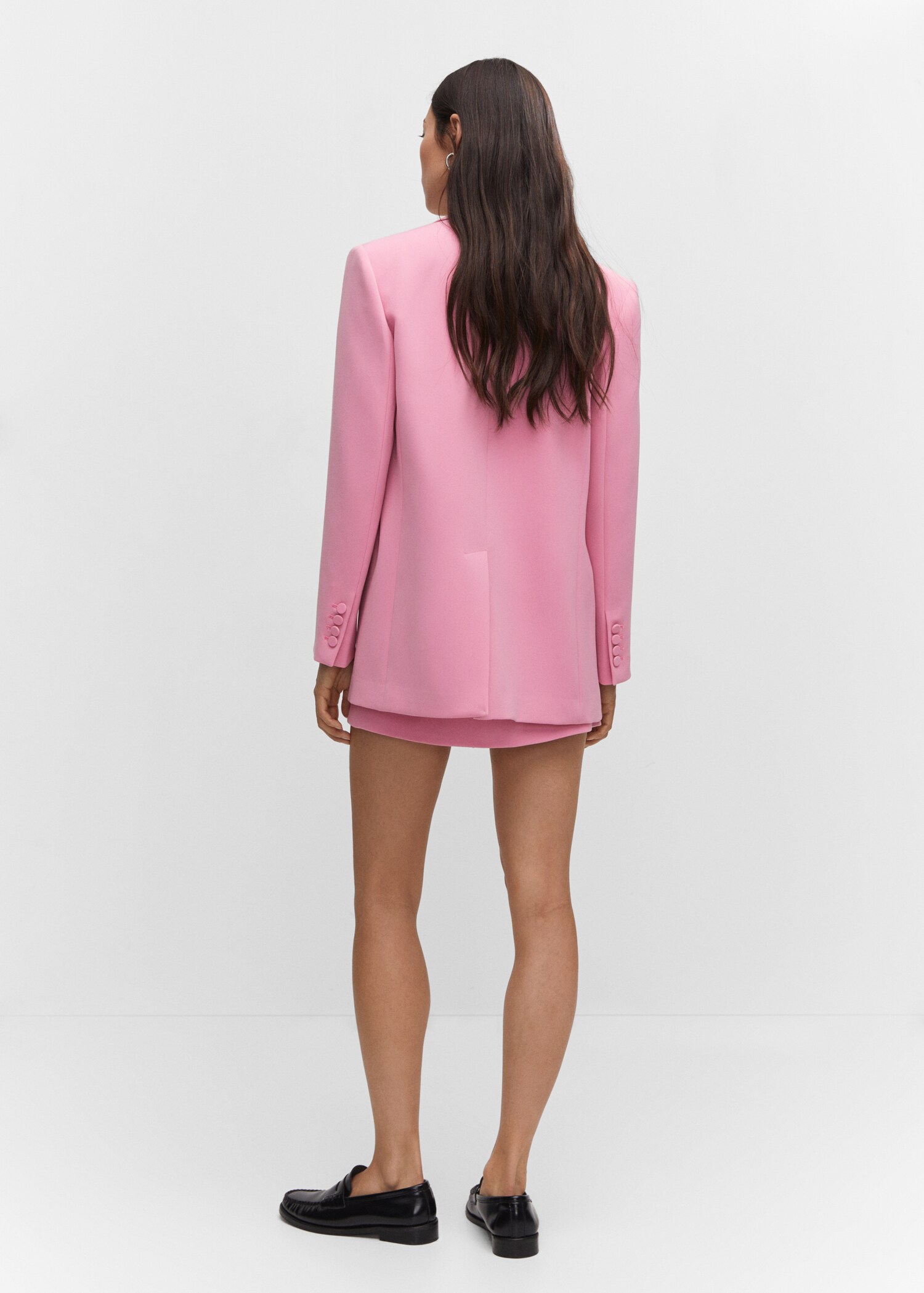 Flap pockets blazer - Reverse of the article