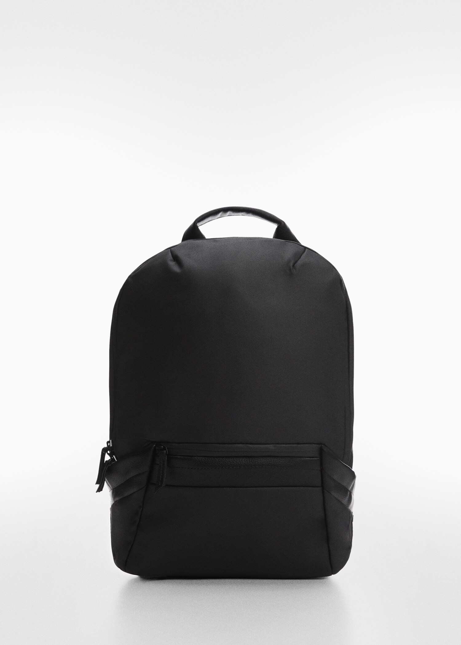 Backpack with leather-effect details - Article without model