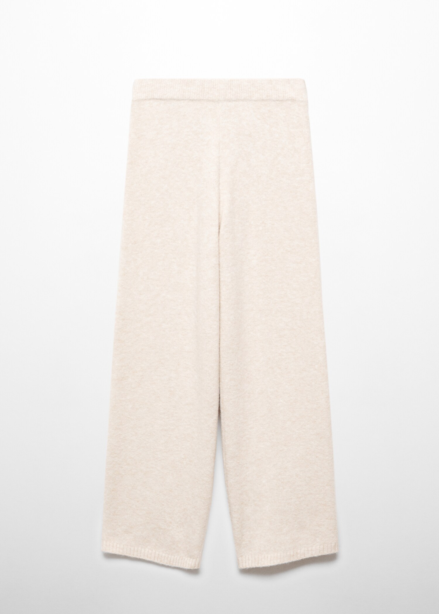 Straight knitted trousers - Article without model