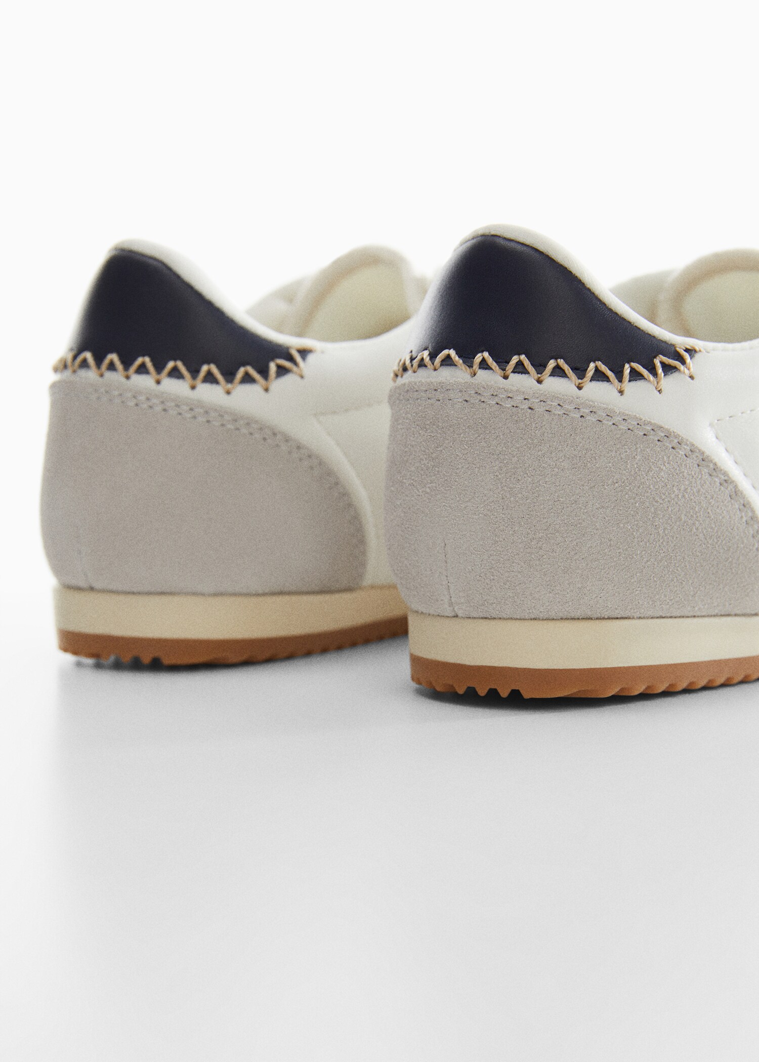 Leather panel sneakers - Details of the article 1