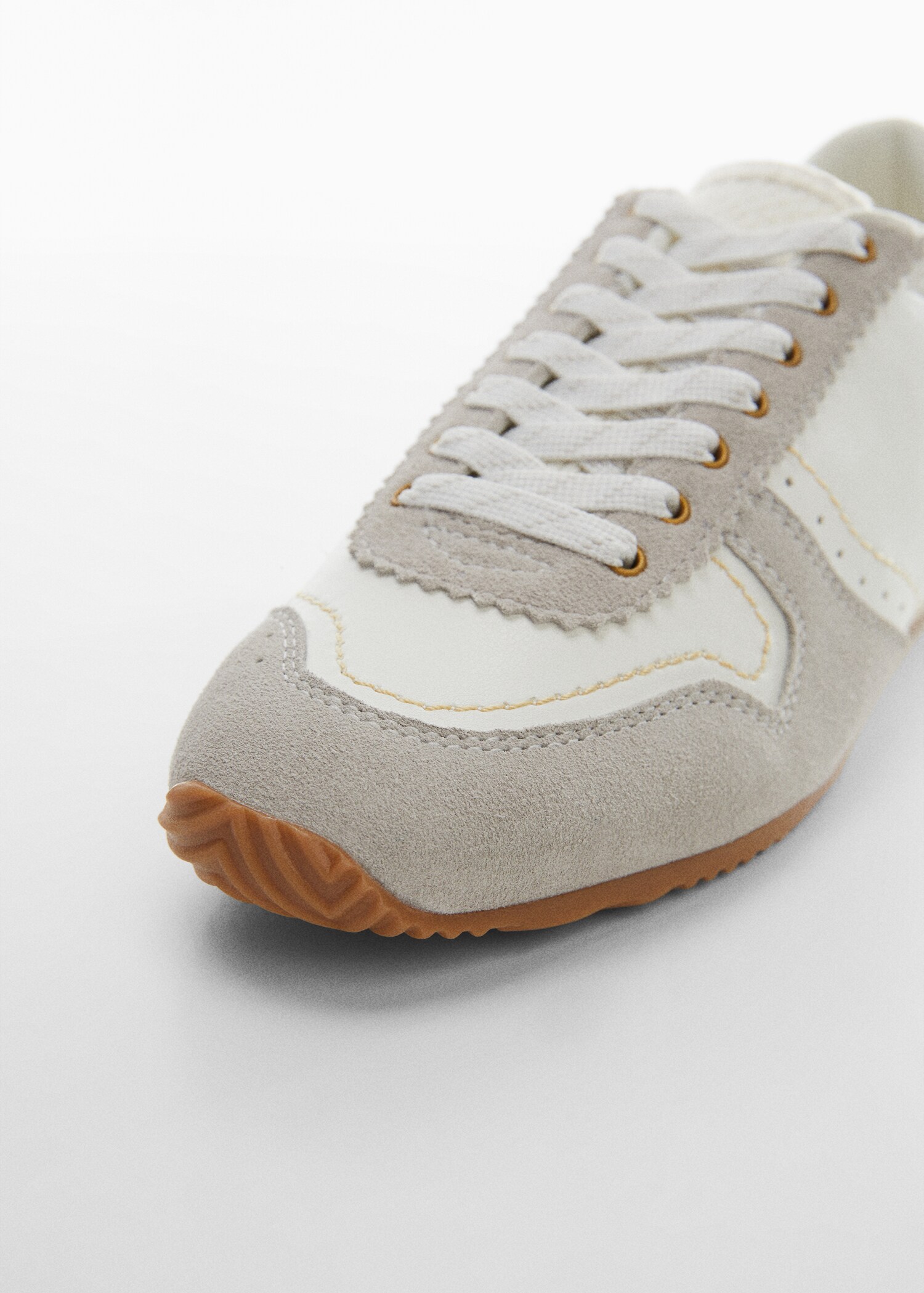 Leather panel sneakers - Details of the article 2