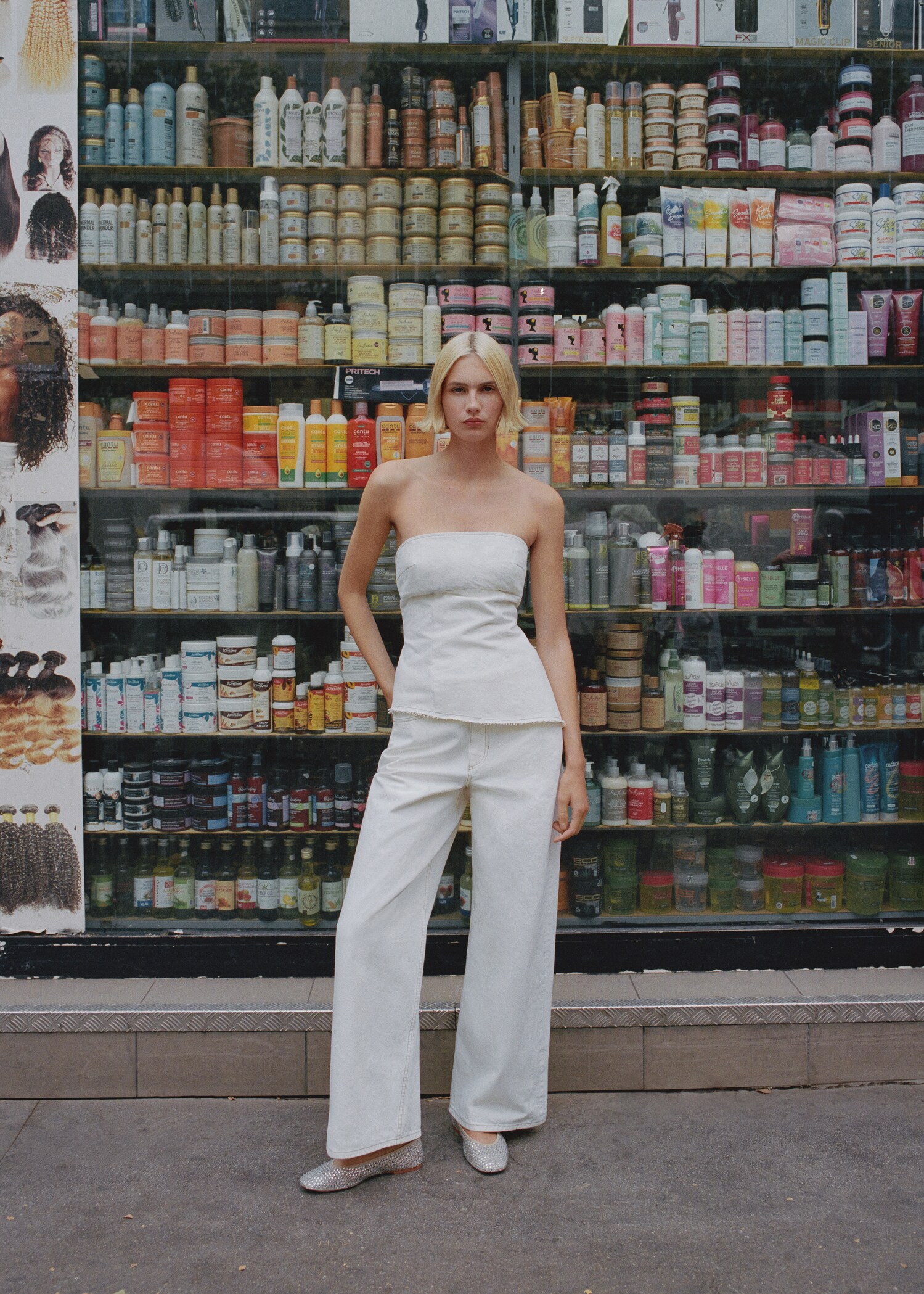 Top bustier denim - Détail de l'article 9