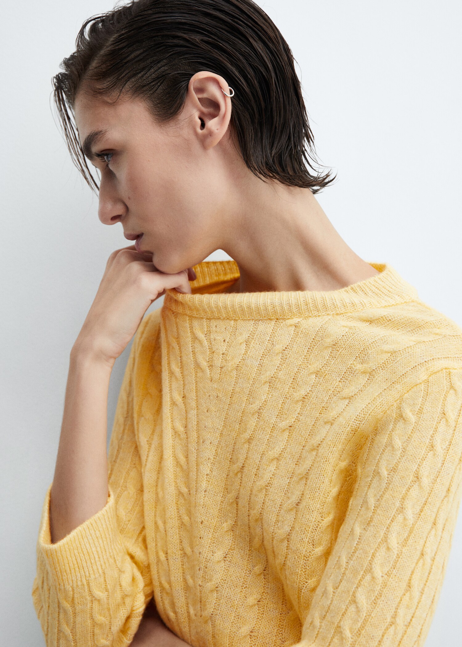 Pullover mit Zopfmuster - Detail des Artikels 2
