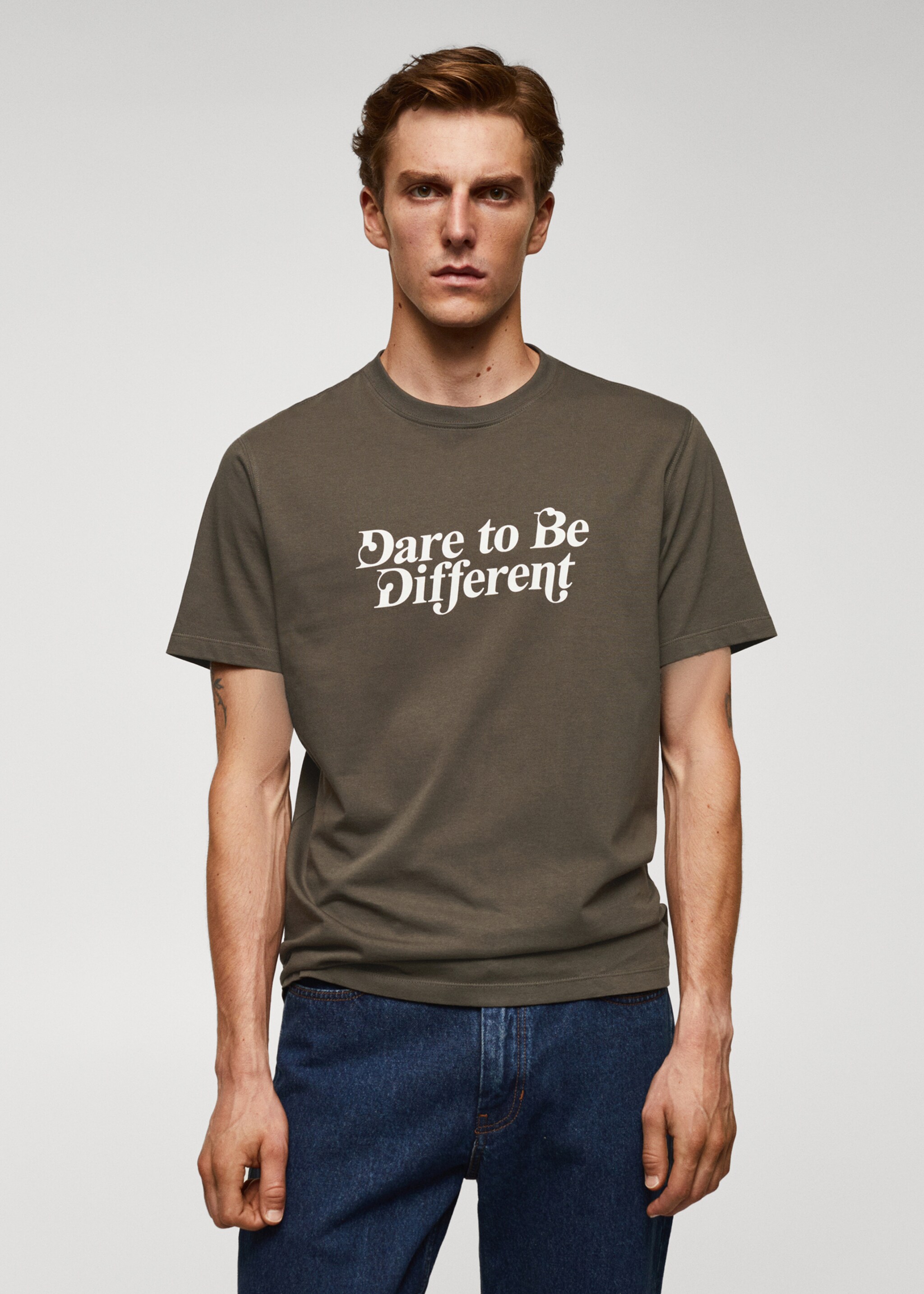 100% cotton printed t-shirt - Medium plane