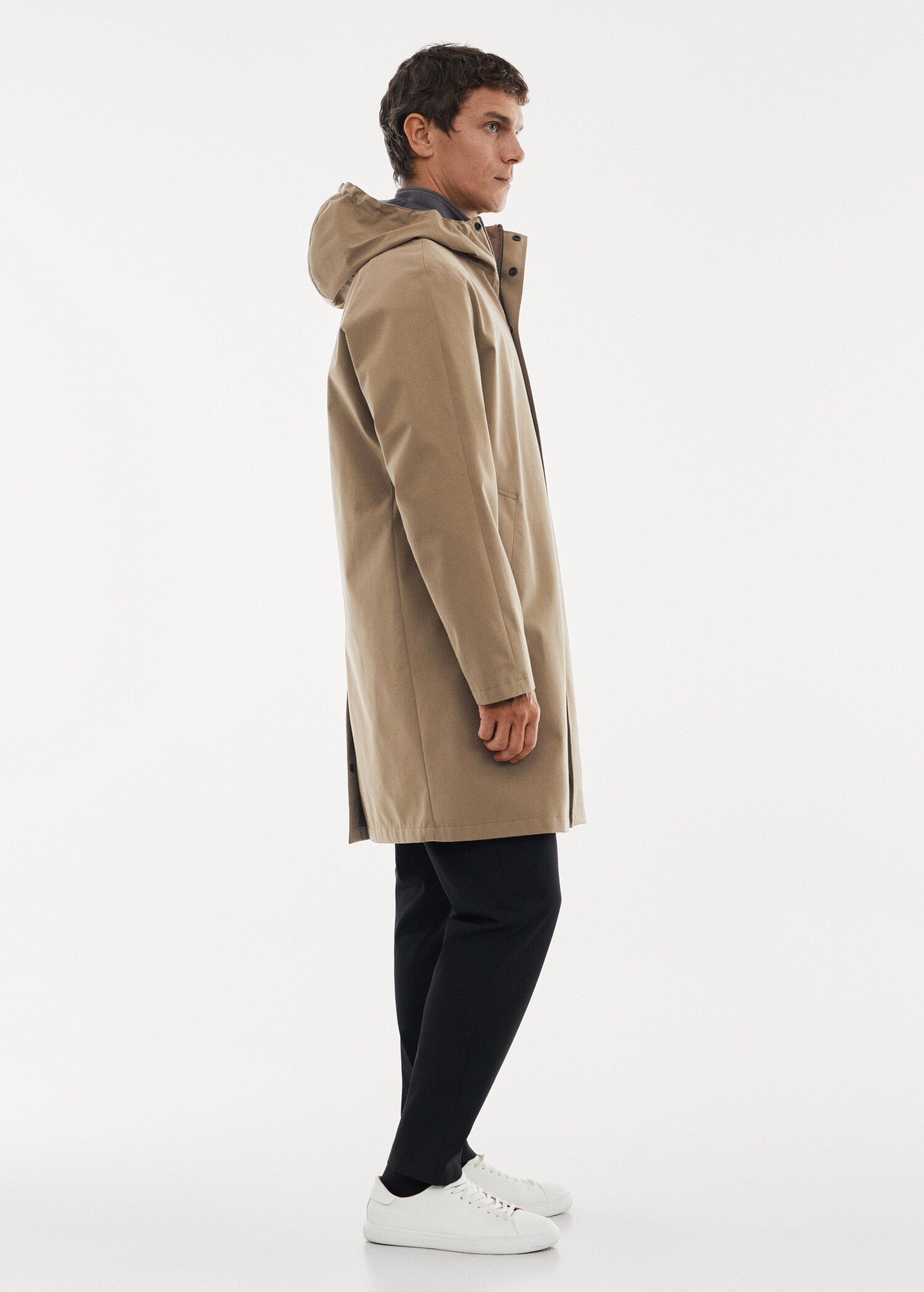Water-repellent hooded parka - Details of the article 2