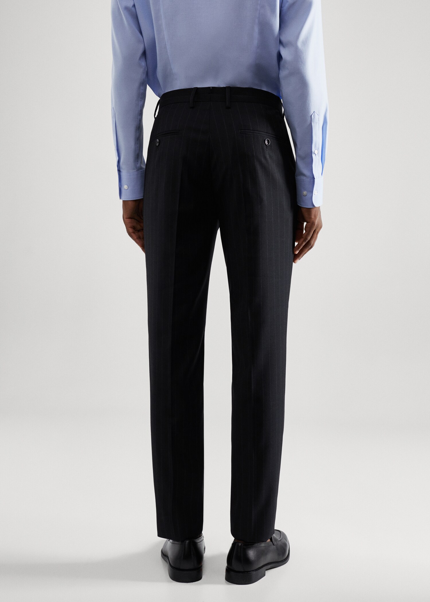 Stretch-fabric slim-fit suit pants - Reverse of the article