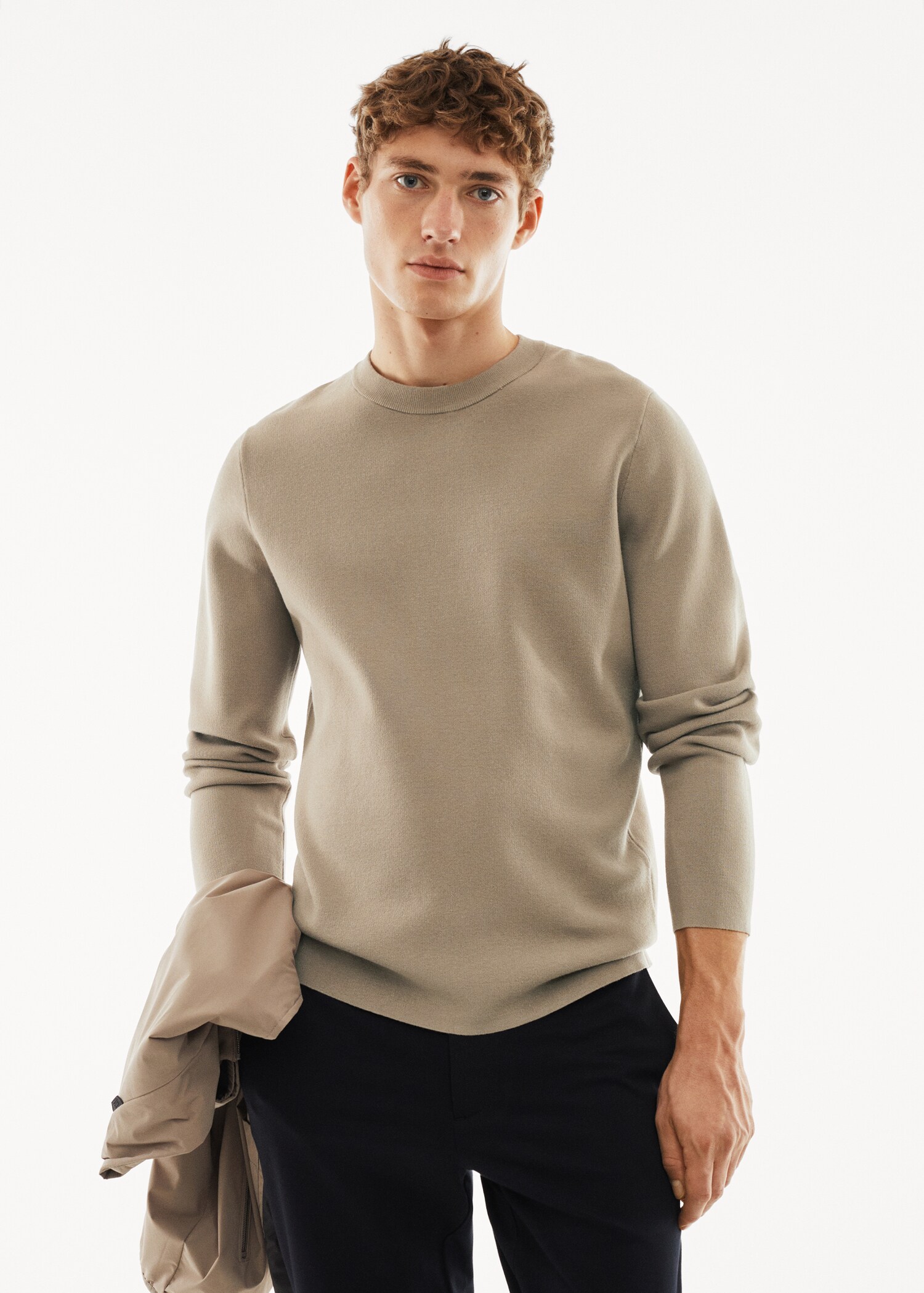 Thermoregulating fine-knit sweater - Medium plane