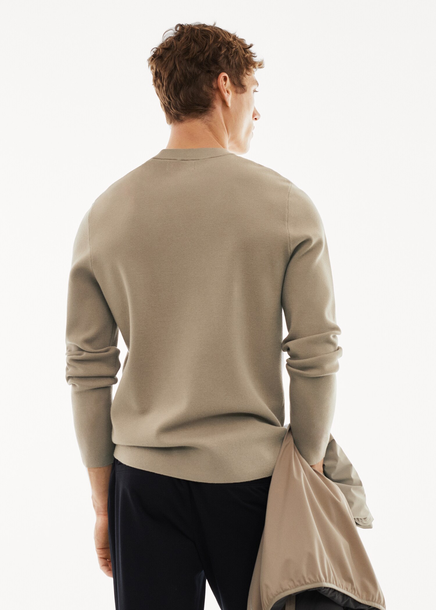 Thermoregulating fine-knit sweater - Reverse of the article