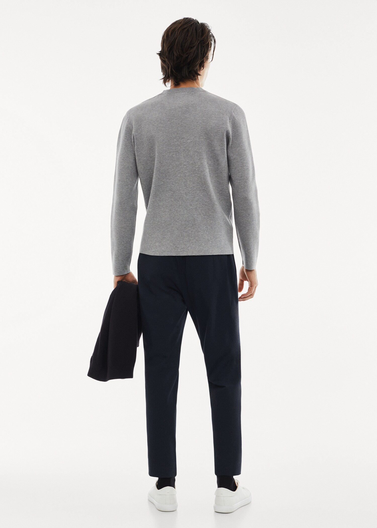 Thermoregulating fine-knit sweater - Reverse of the article