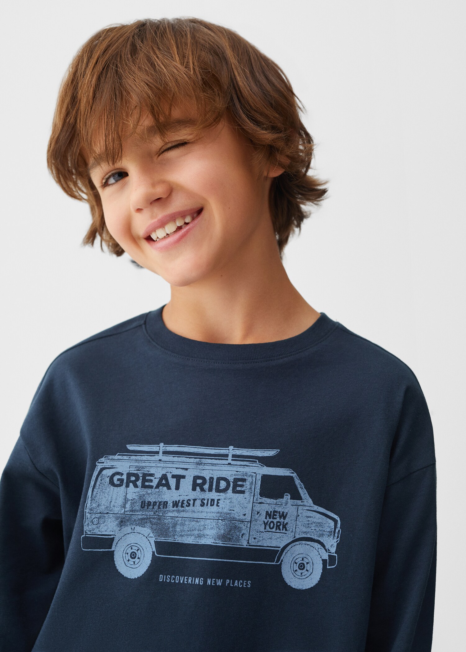 Printed long sleeve t-shirt - Details of the article 1